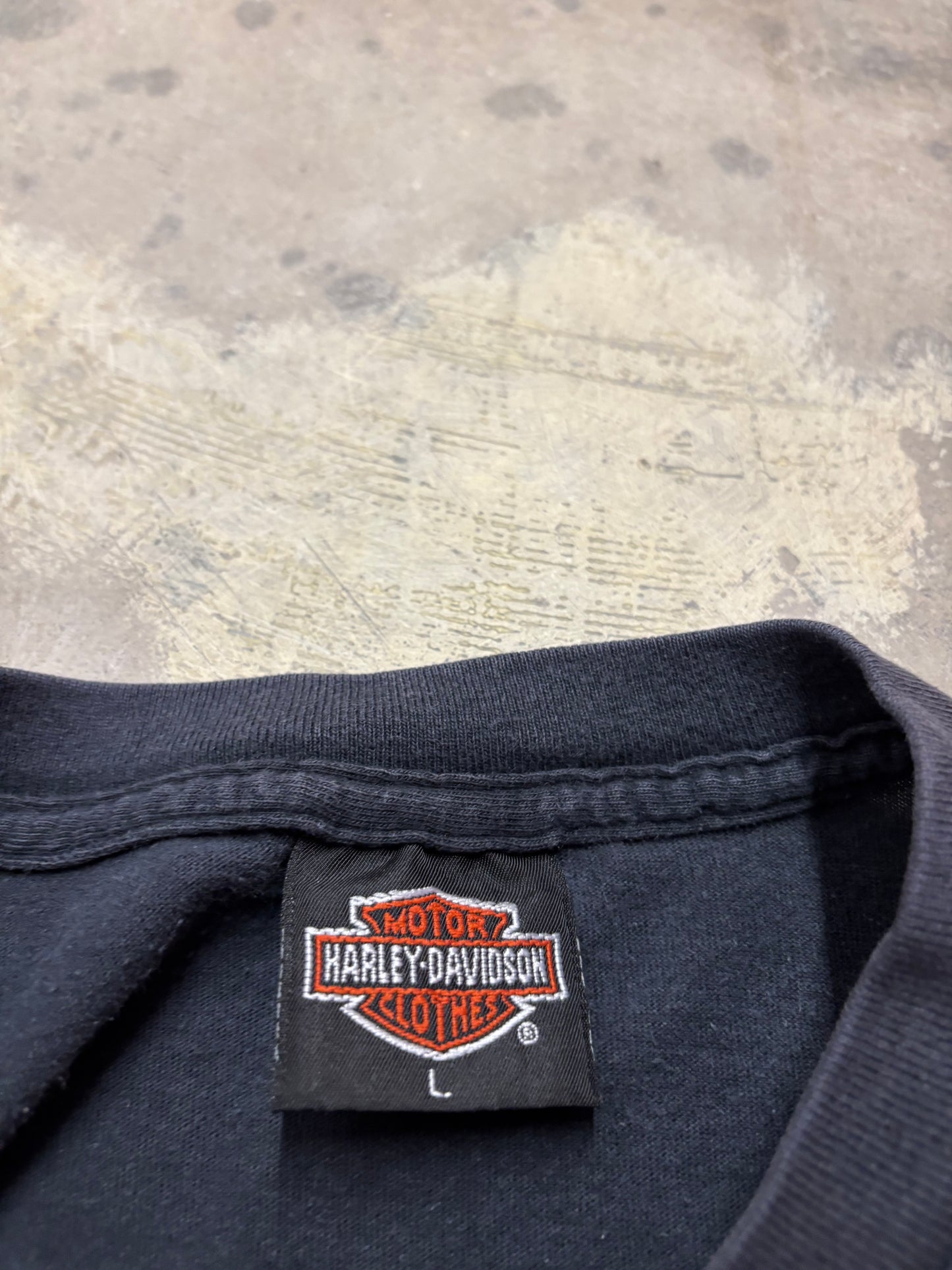 Vintage Harley Davidson 3D Emblem Eagle shirt size large