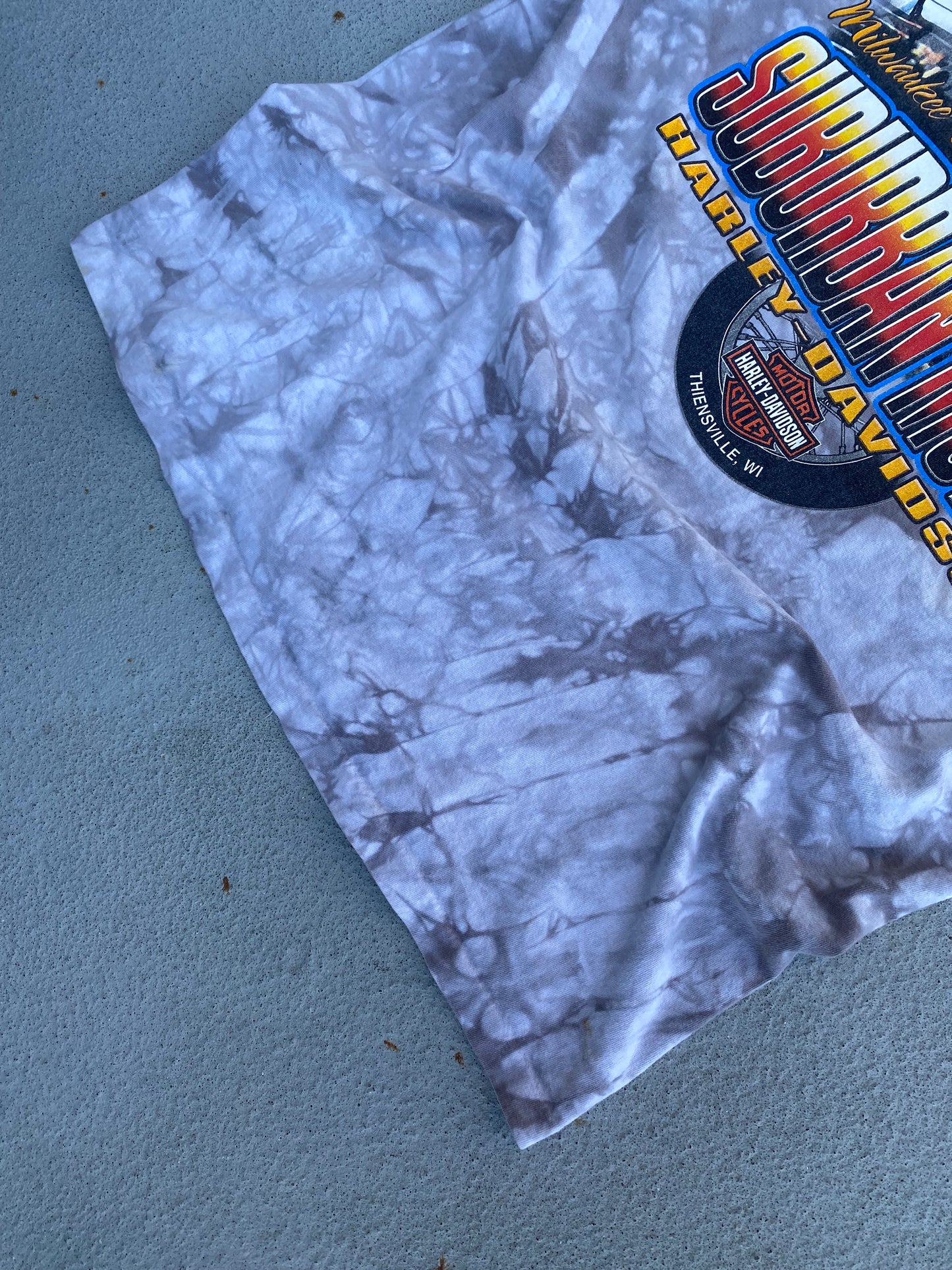 Harley Davidson Skull Tie Dye shirt Size Large