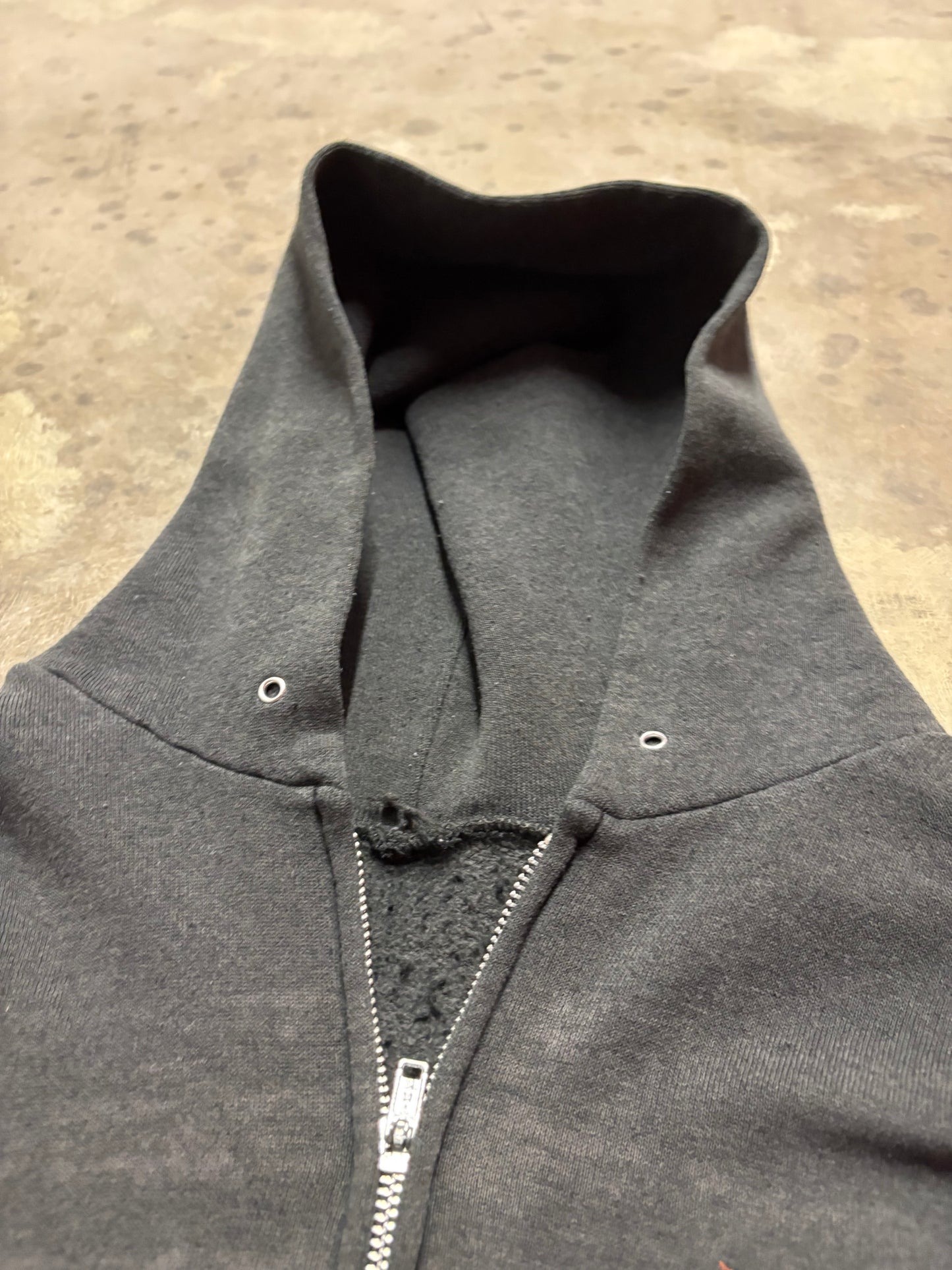 Vintage Harley Davidson Flaming Logo zip up hoodie size XXL