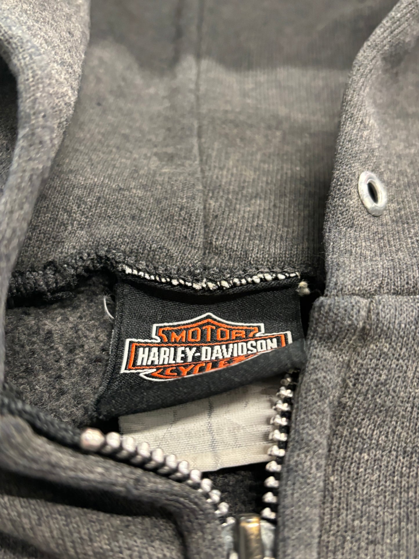 Vintage Harley Davidson Paint splattered hoodie size extra large