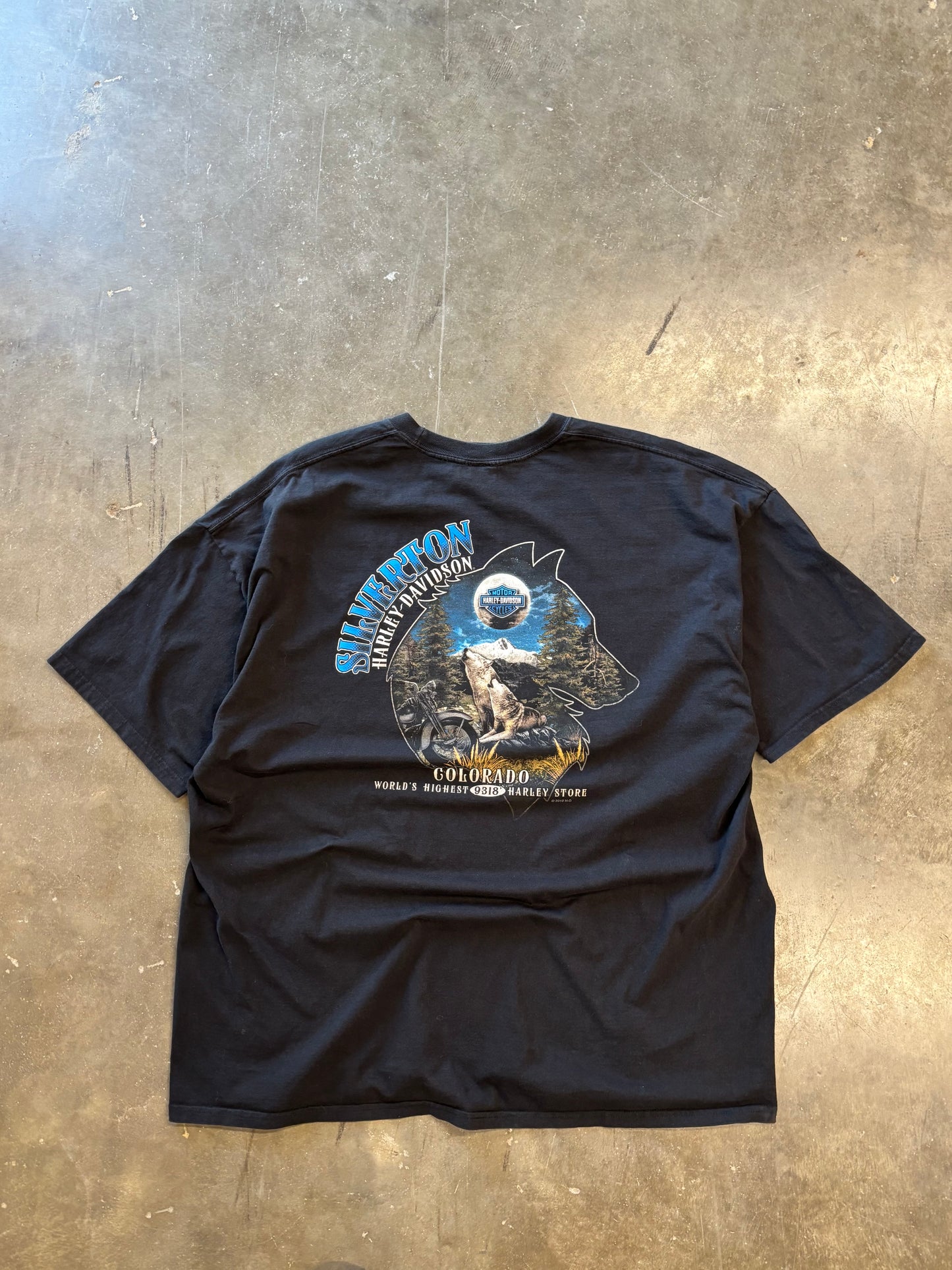 Harley Blue Lightning shirt size xxxl