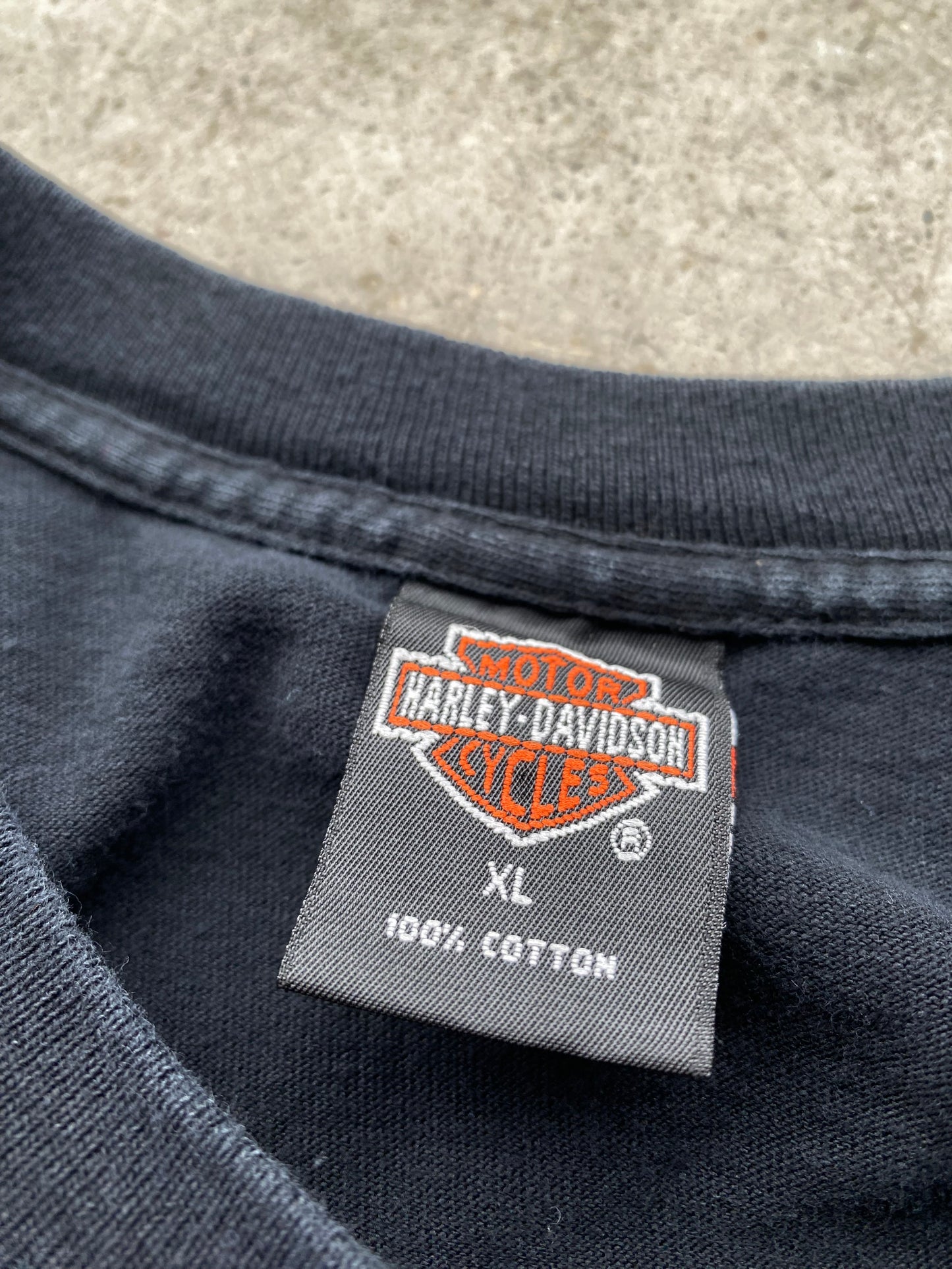 Vintage Harley Davidson No Boundaries shirt FITS 2XL tagged XL