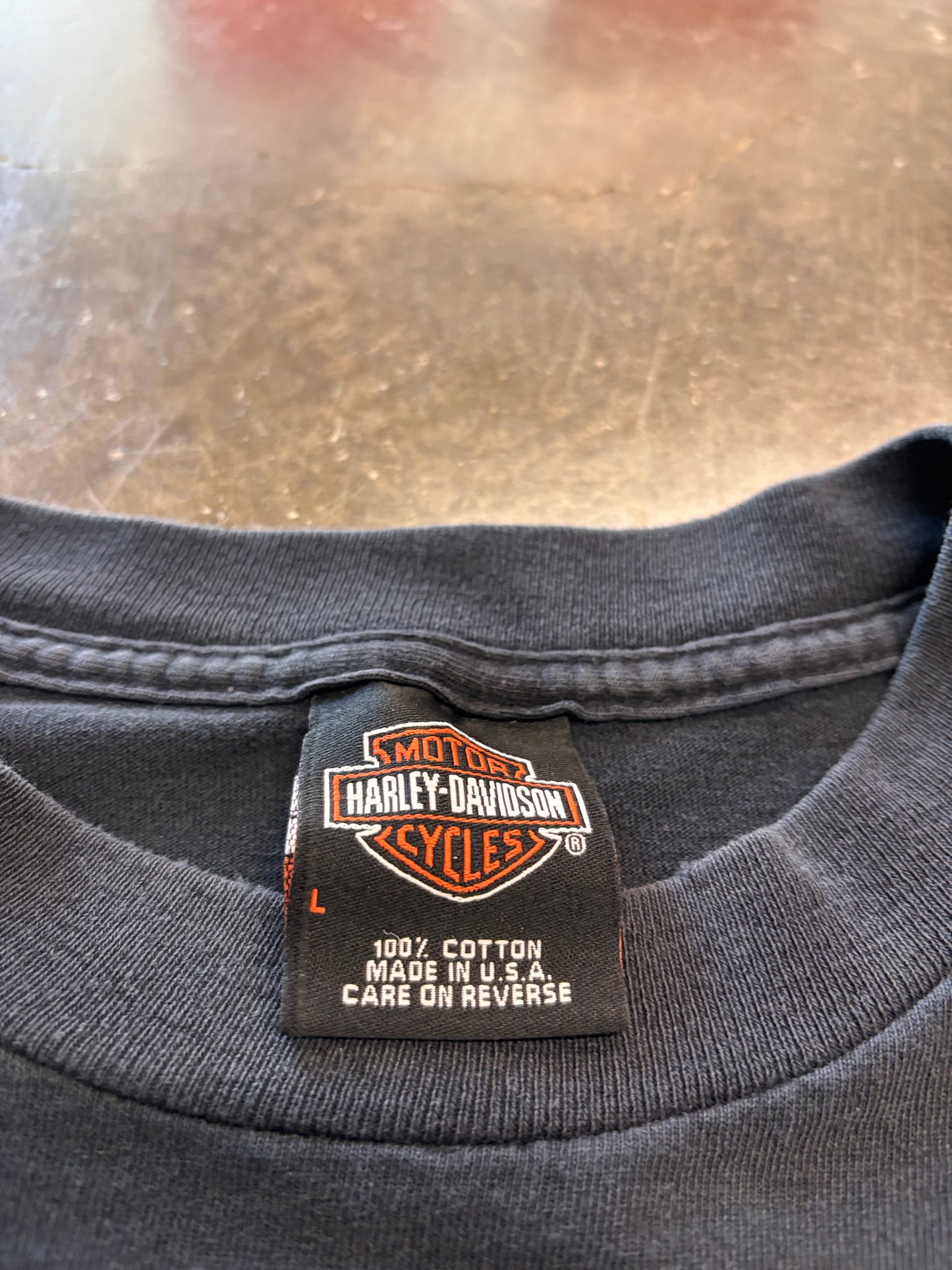 Vintage Harley Davidson Spiderweb size large