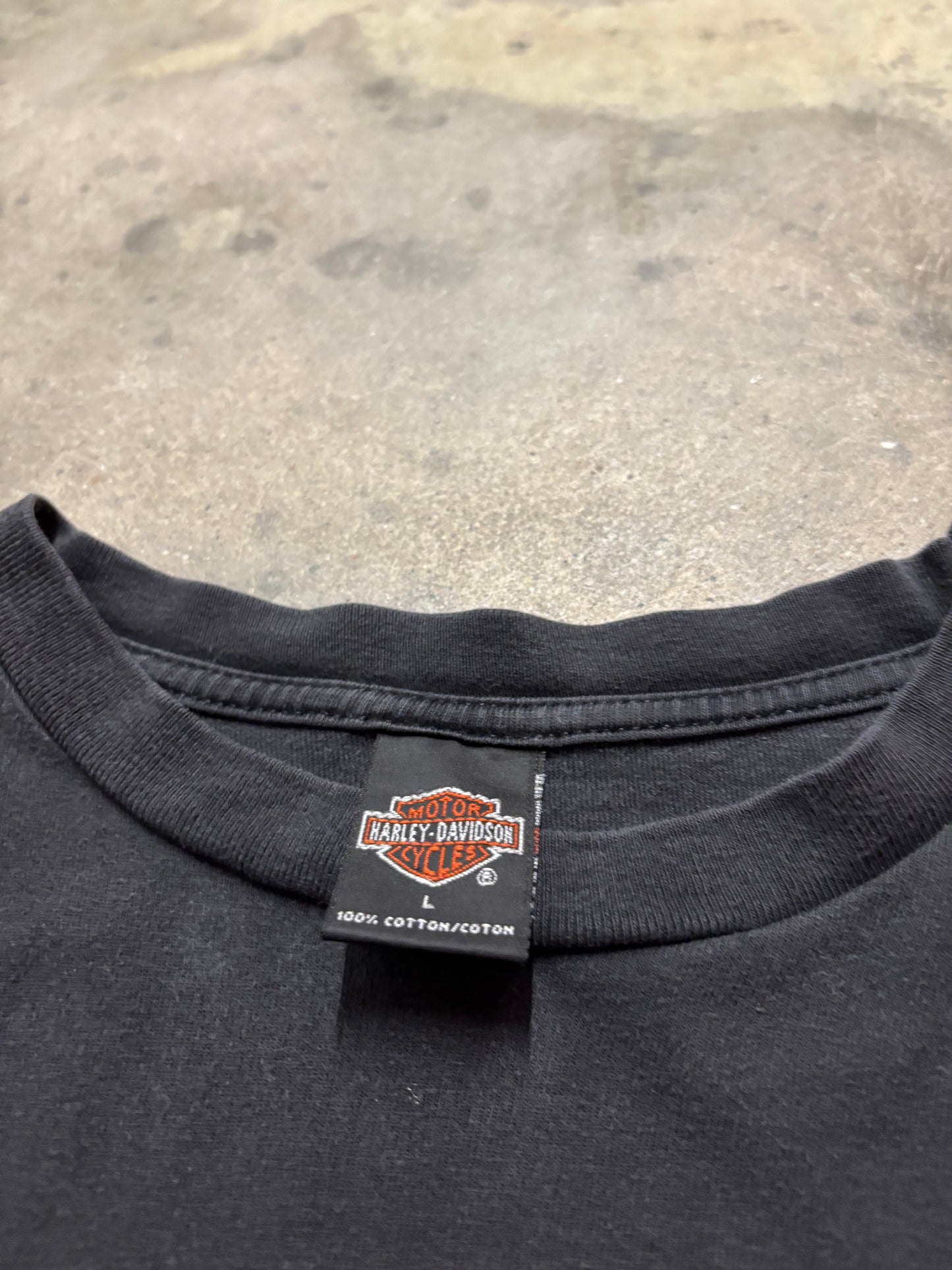 Vintage Harley Davidson Eagle Flame shirt size large