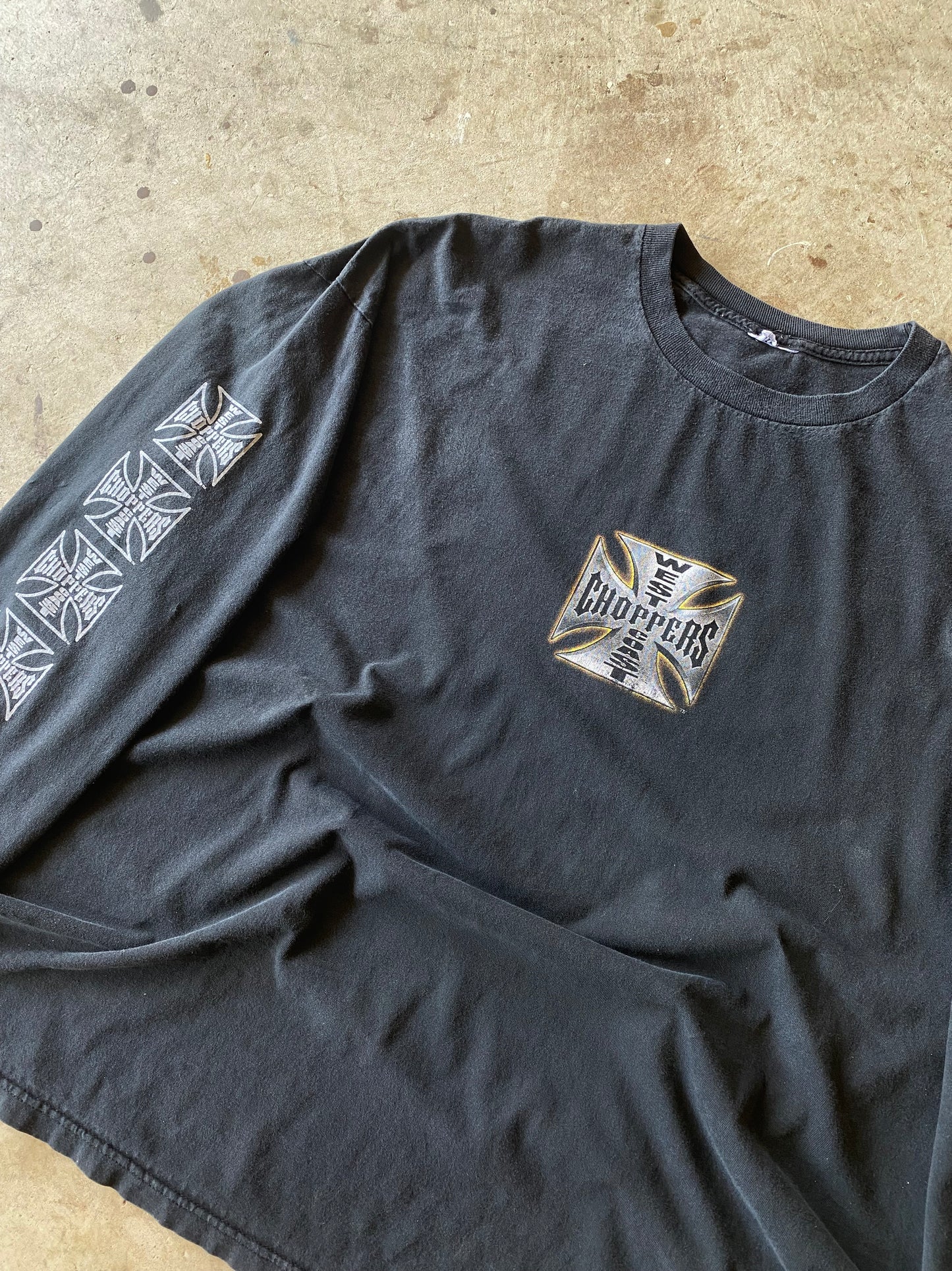 Vintage West Coast Choppers Biker Long sleeve shirt size 2XL
