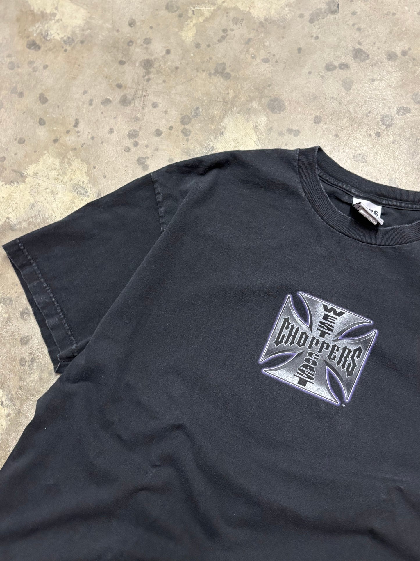 Vintage West Coast Choppers Purple shirt size XL