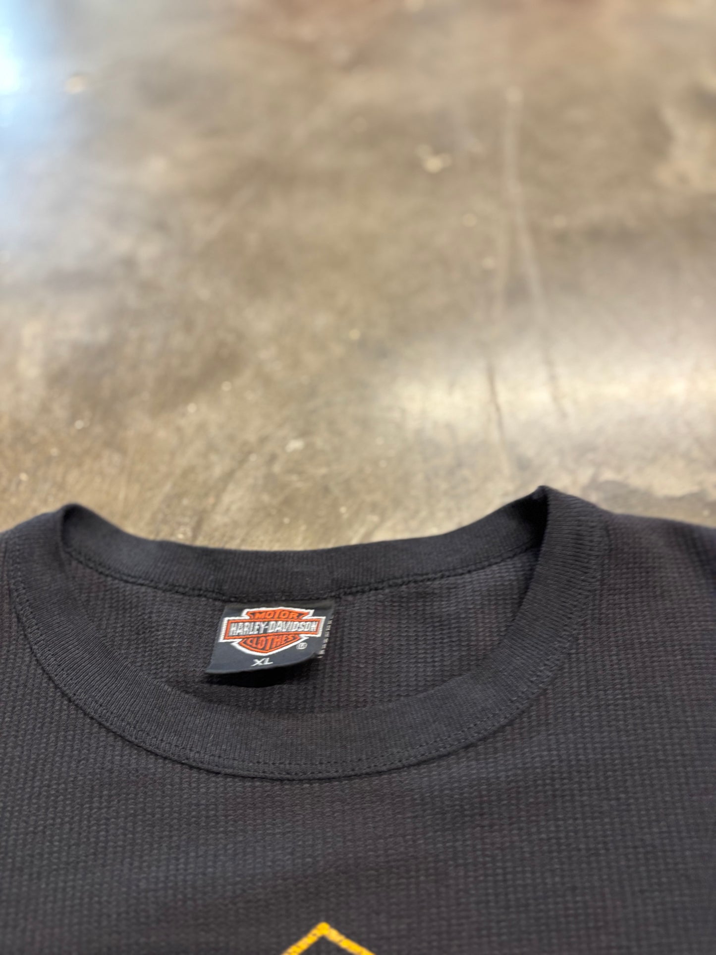 Vintage Harley Davidson thermal shield long sleeve size xl
