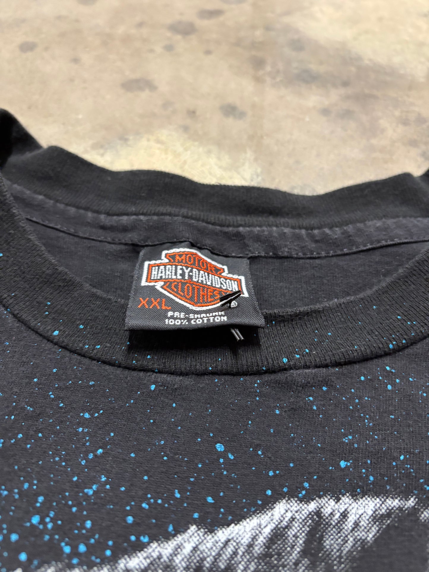 Vintage Harley Davidson Wolf AOP shirt size XXL