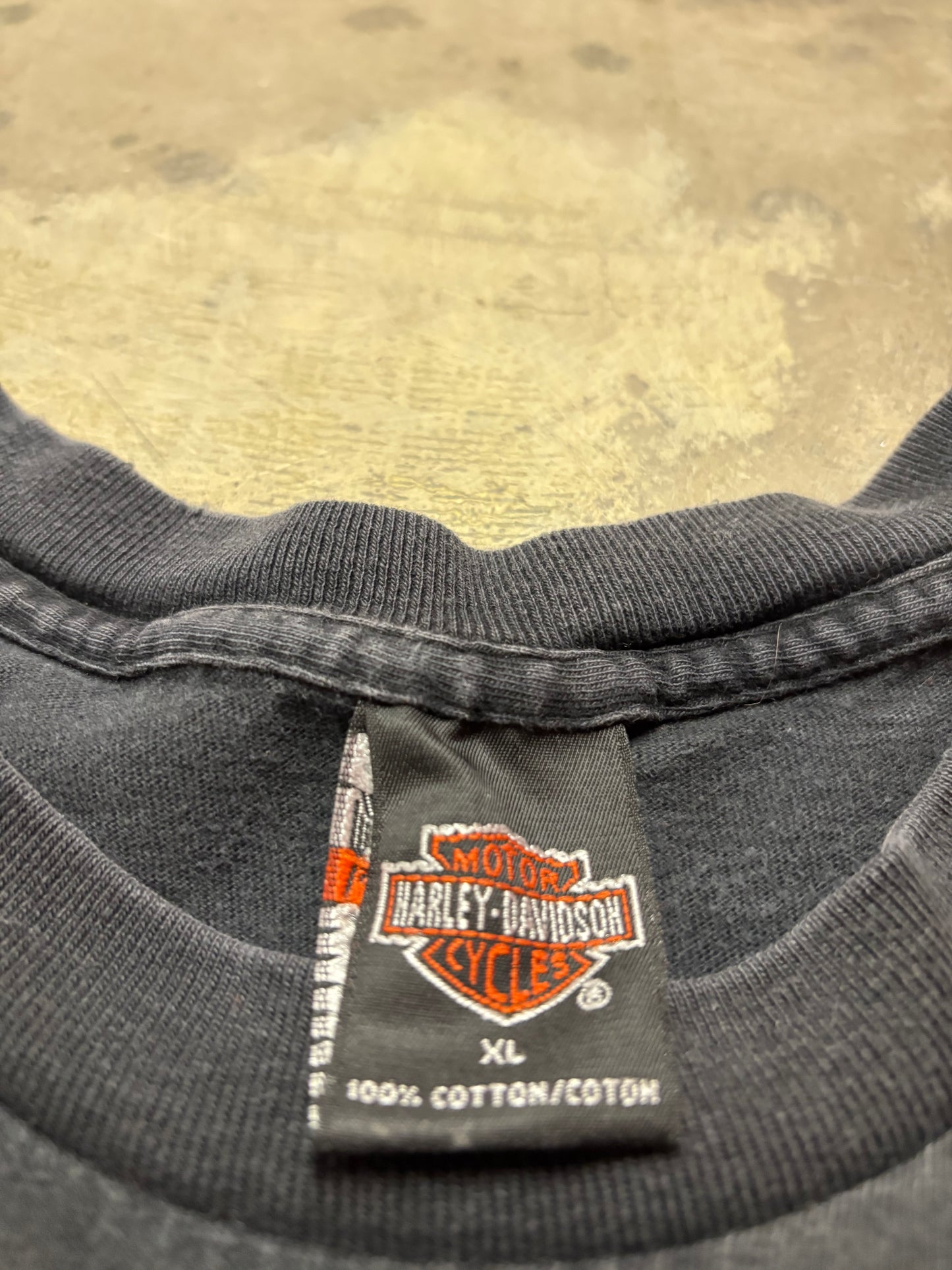 Vintage Harley Davidson flaming eagle shirt size XL