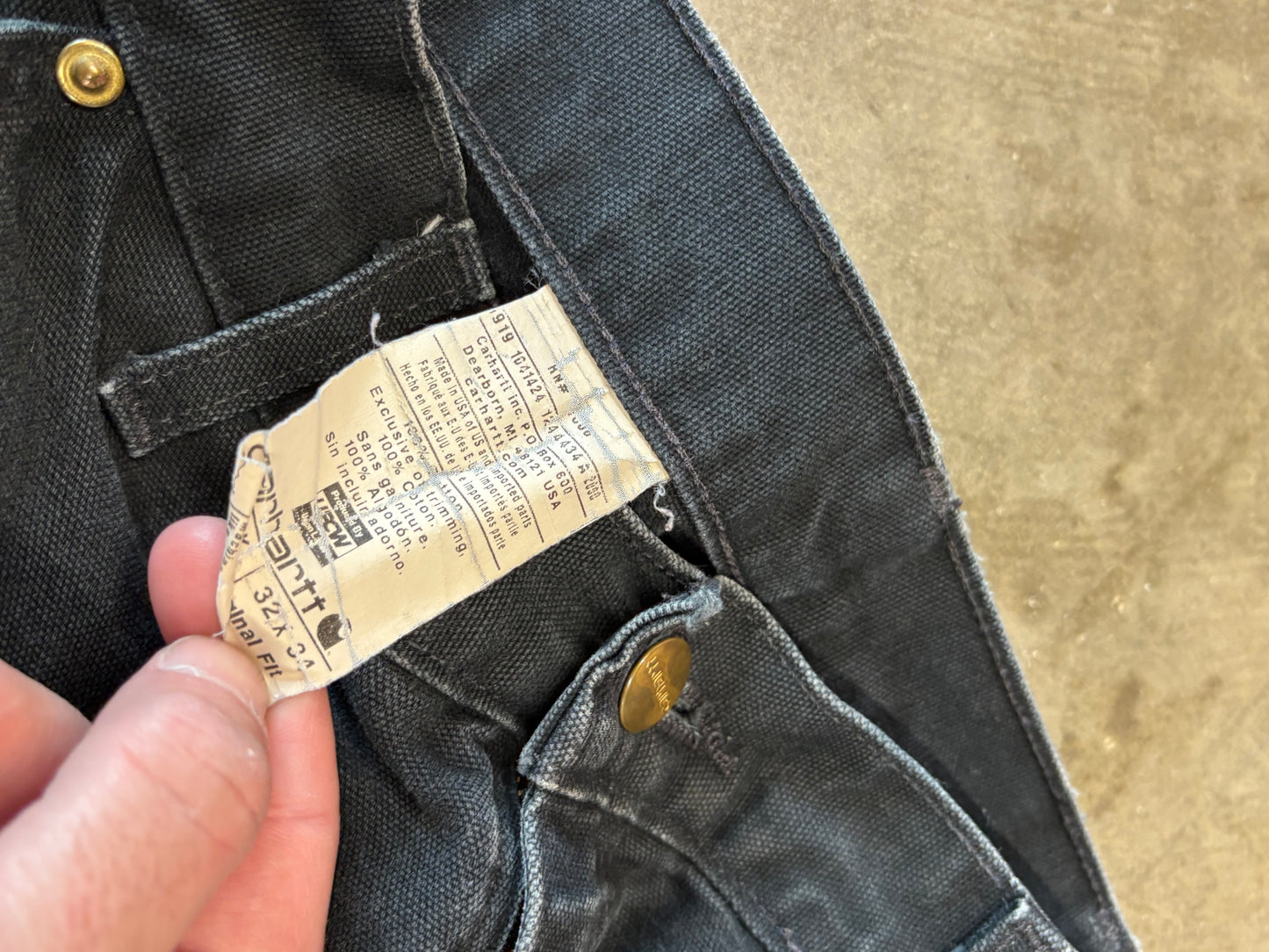 Black carhartt double knees