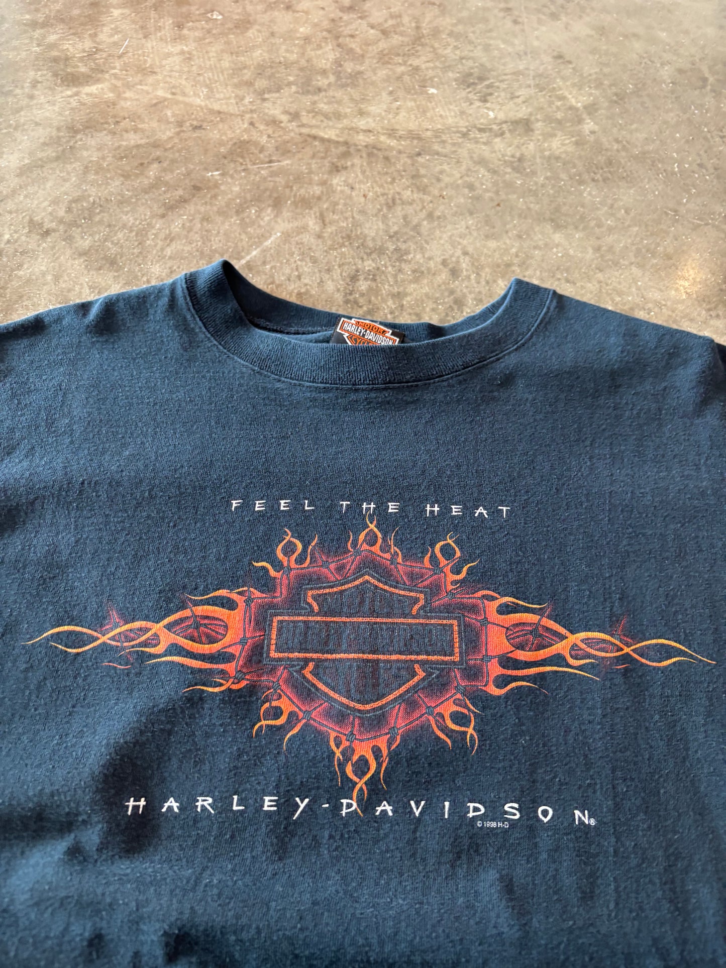 Vintage Harley Davidson Feel the heat long sleeve size xxl