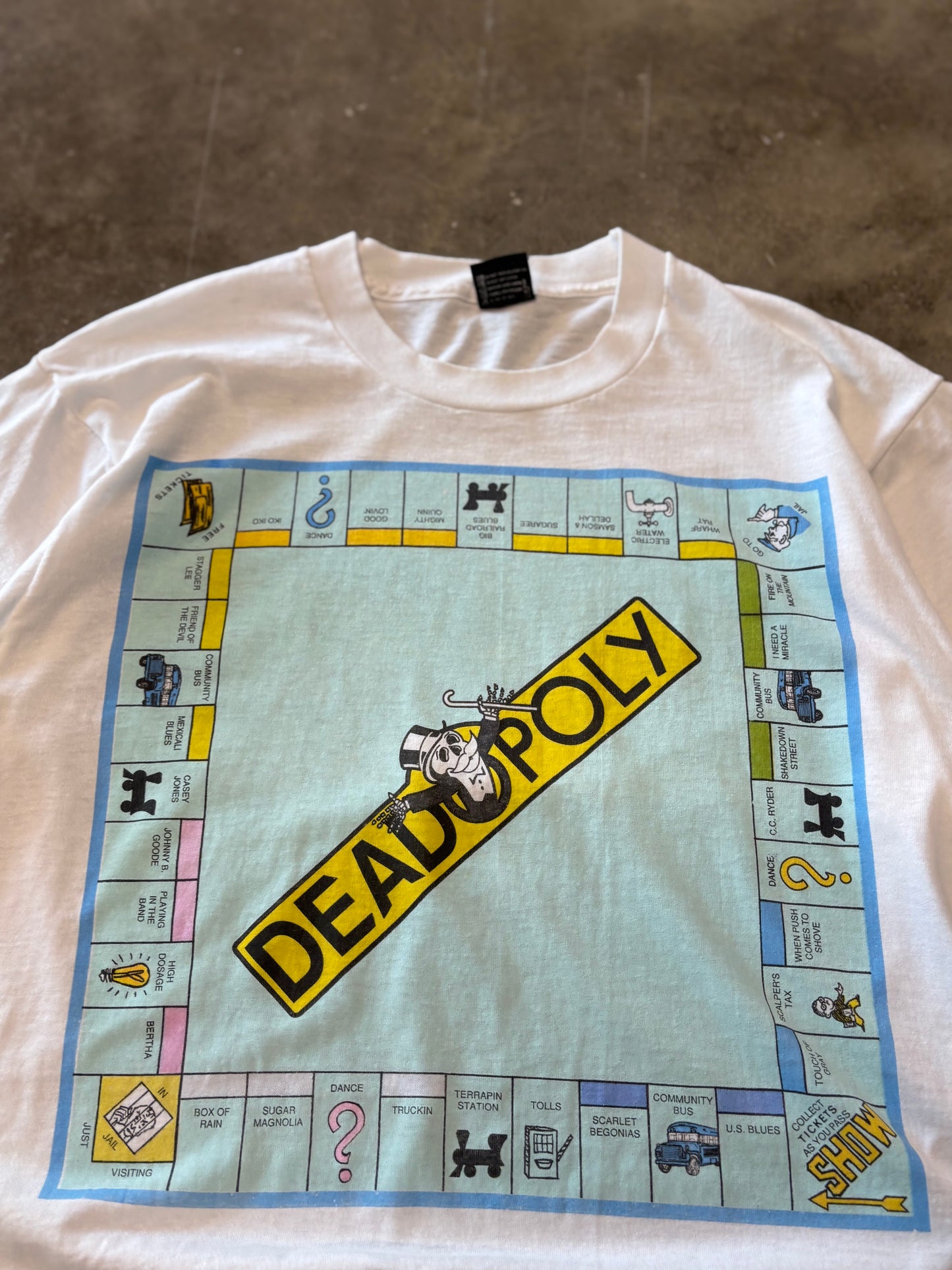 Vintage Grateful Dead Deadopoly shirt size extra large