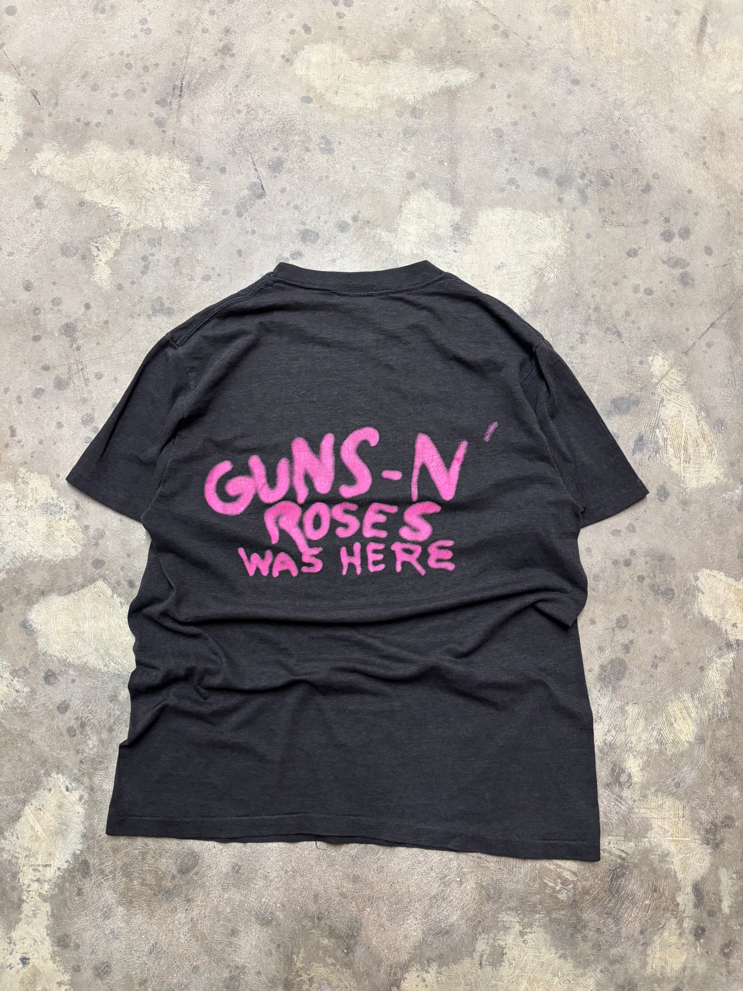Vintage Guns N’ Roses was here shirt size large