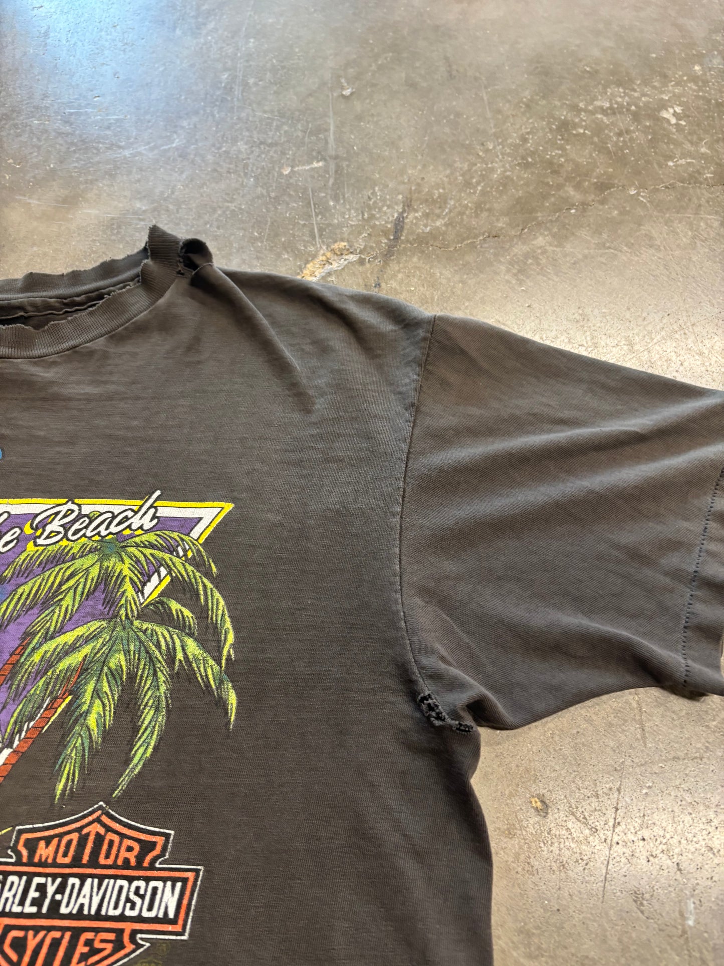 Vintage Harley Davidson Killer at The Beach shirt size XL