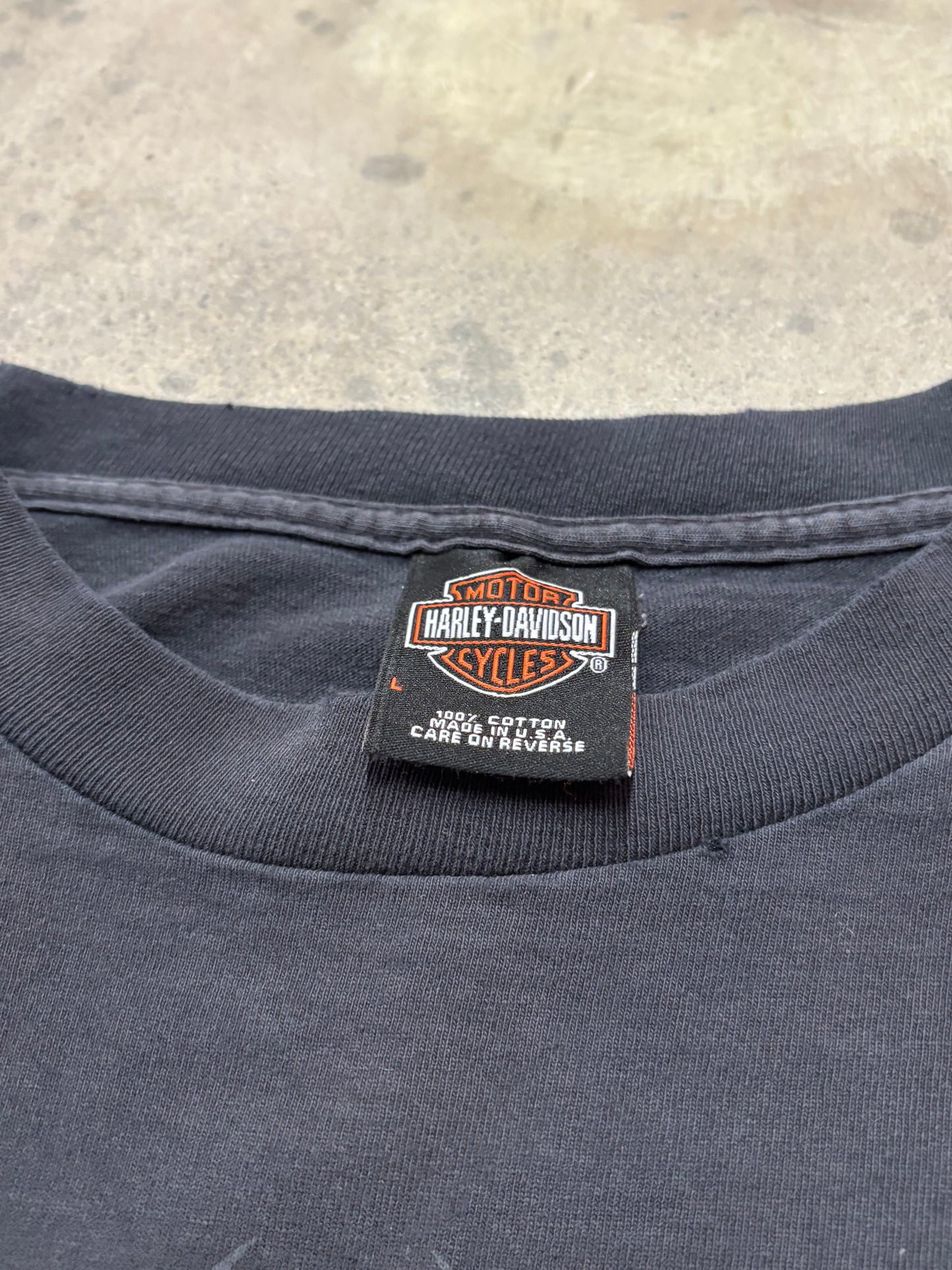 Vintage Harley Davidson spider web shirt size large