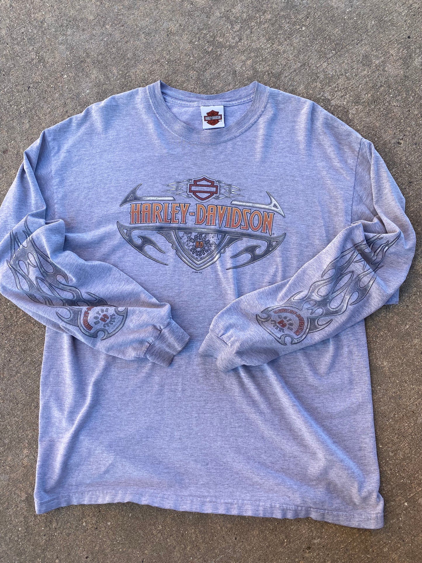 Harley Davidson grey long sleeve size XL