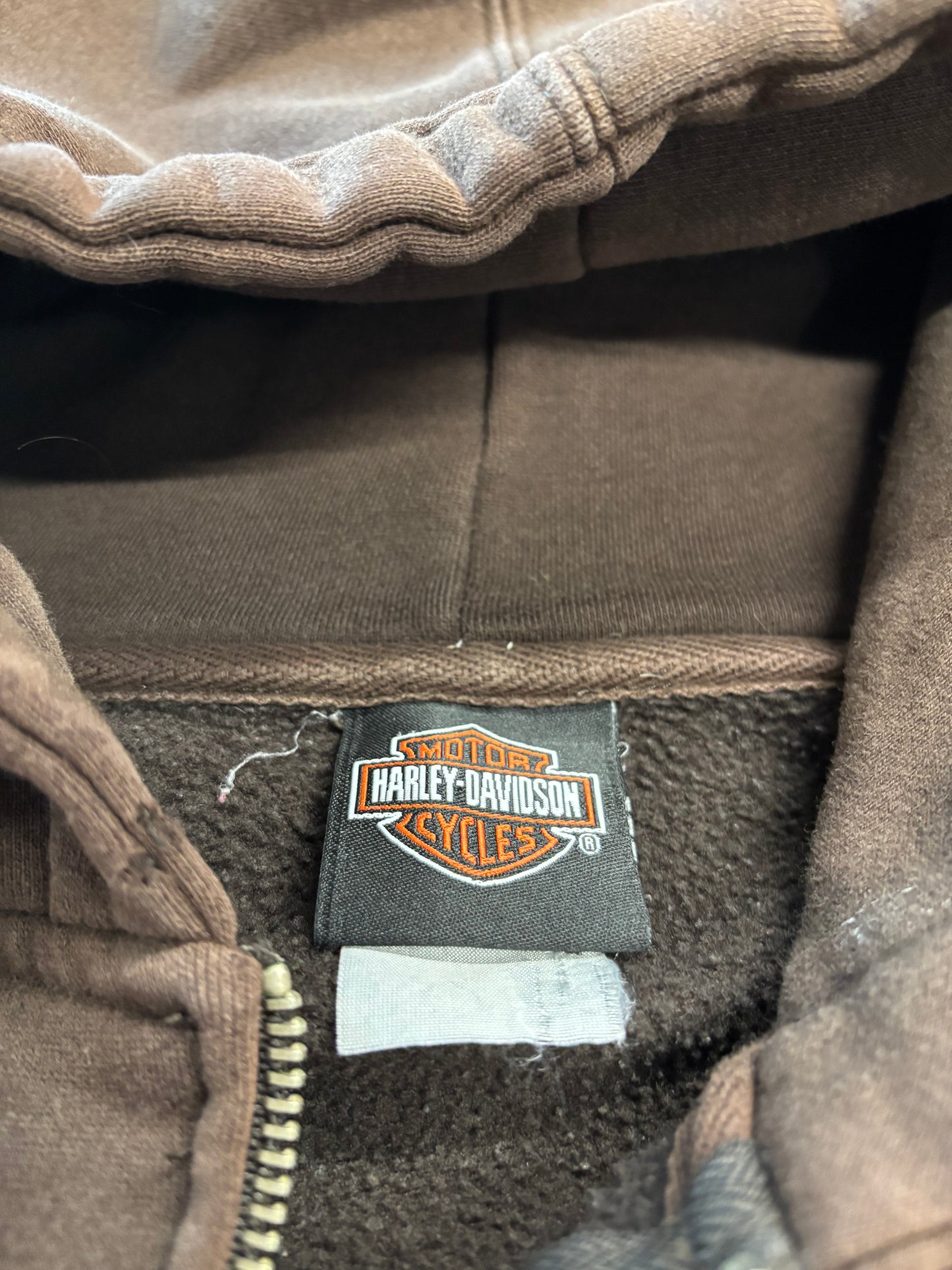 Vintage Harley Davidson zip up hoodie size xl