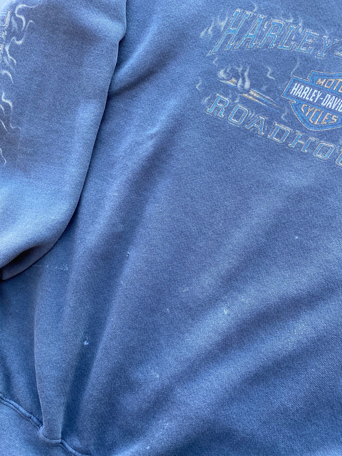 Vintage Harley Davidson Smoking Flames sweatshirt size extra large