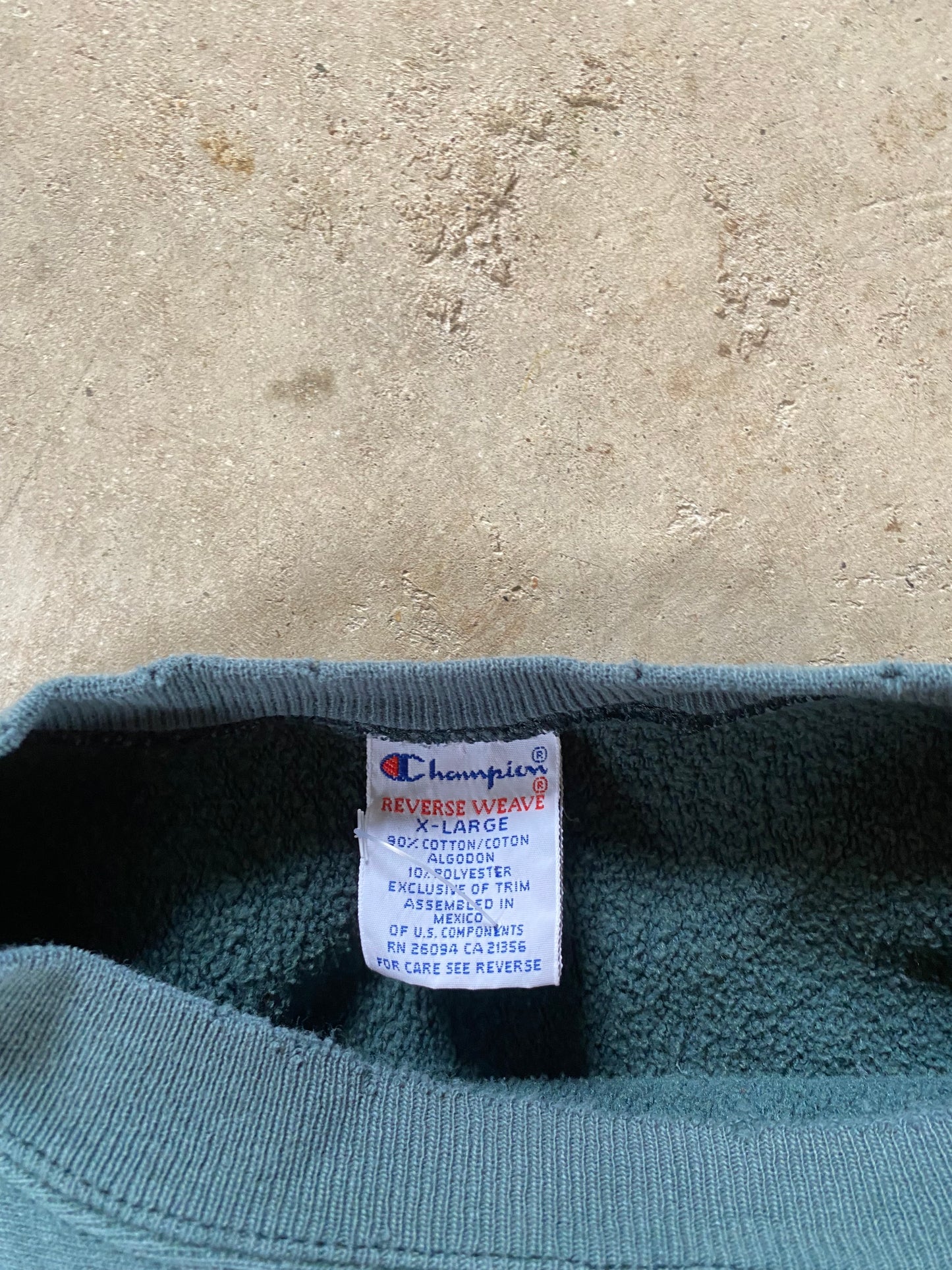 Vintage Champion Reverse Weave Size Large Earth Tone