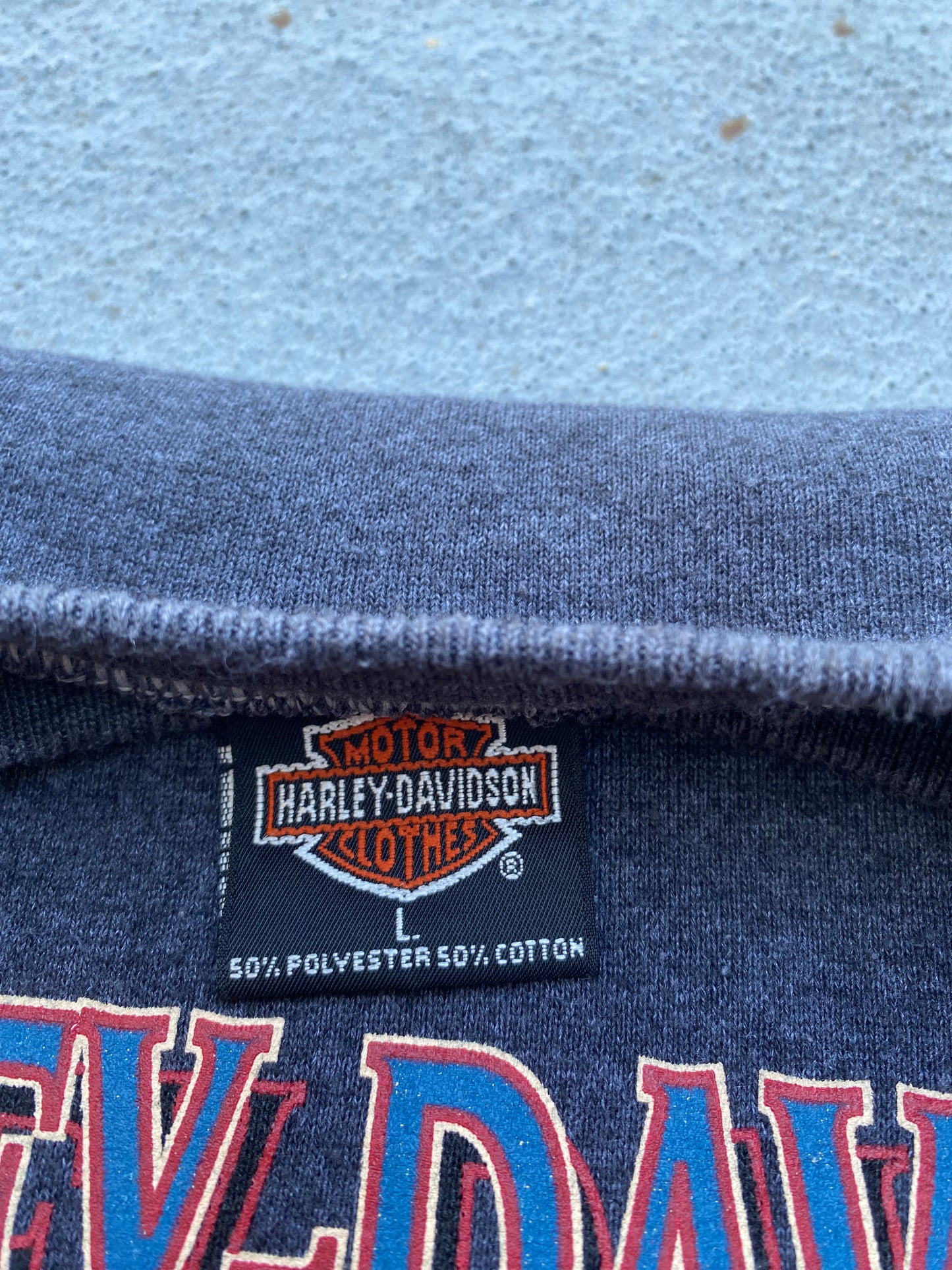 Vintage Harley Davidson Shield logo sweatshirt size large