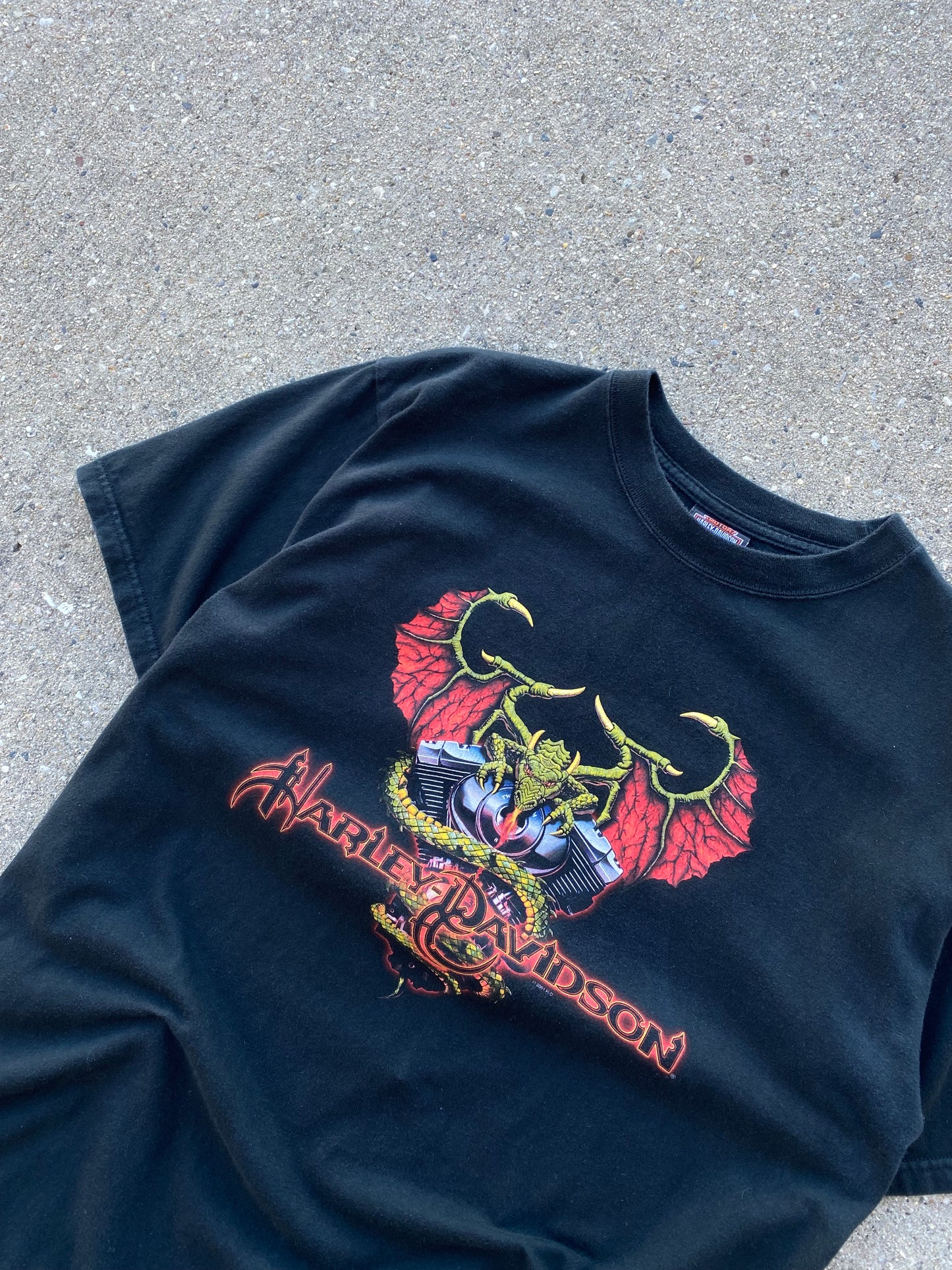 Vintage Harley Davidson Dragon shirt size large