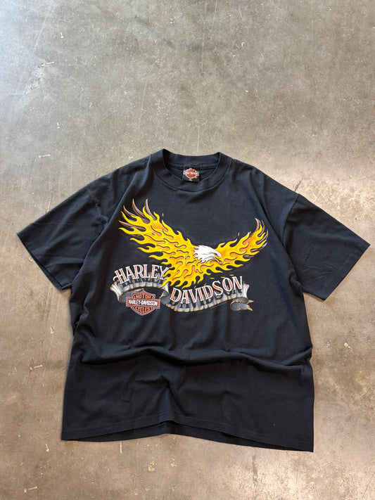 Vintage Harley Davidson flaming Eagle shirt size extra large