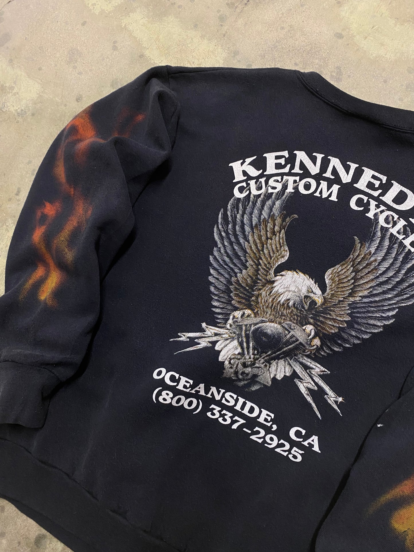 Vintage Knucklehead Flame sweatshirt size extra large