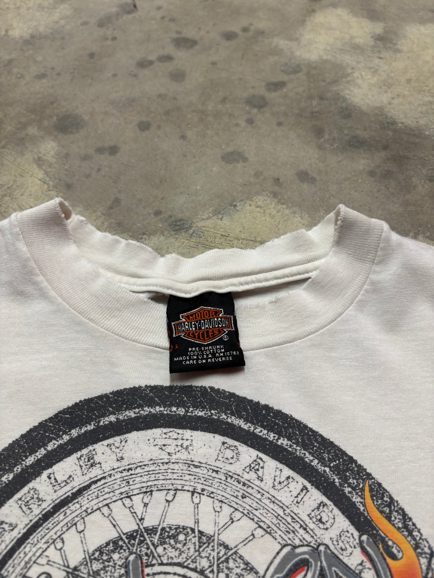 Vintage Harley Davidson Hell on Wheels longsleeve size large