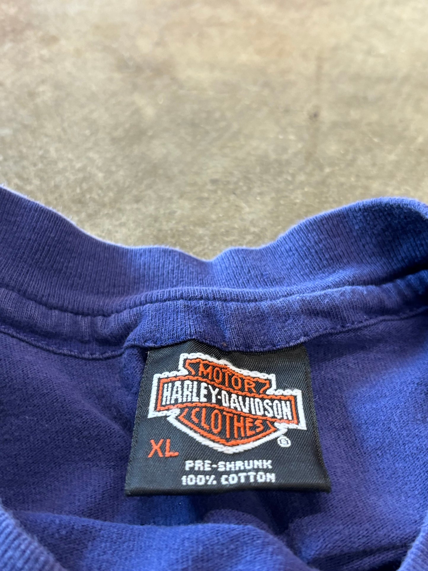 Vintage Harley Davidson purple Lightning shirt size xl