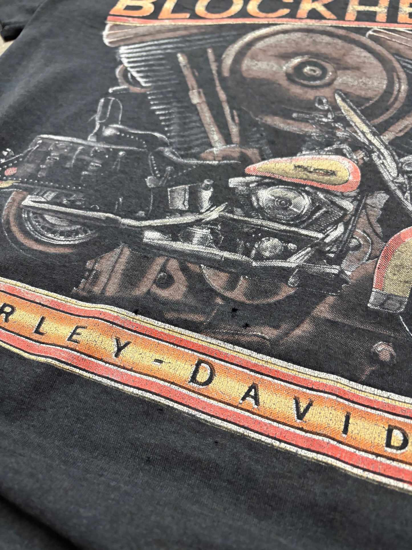 Vintage Harley Davidson Blockhead shirt size medium