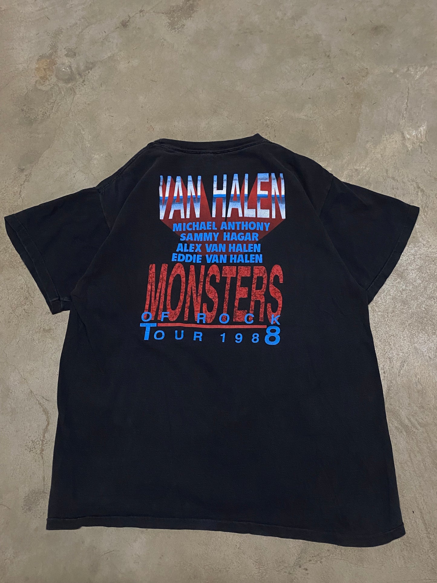 Vintage Van Halen 1988 Monsters of Rock shirt Size XL