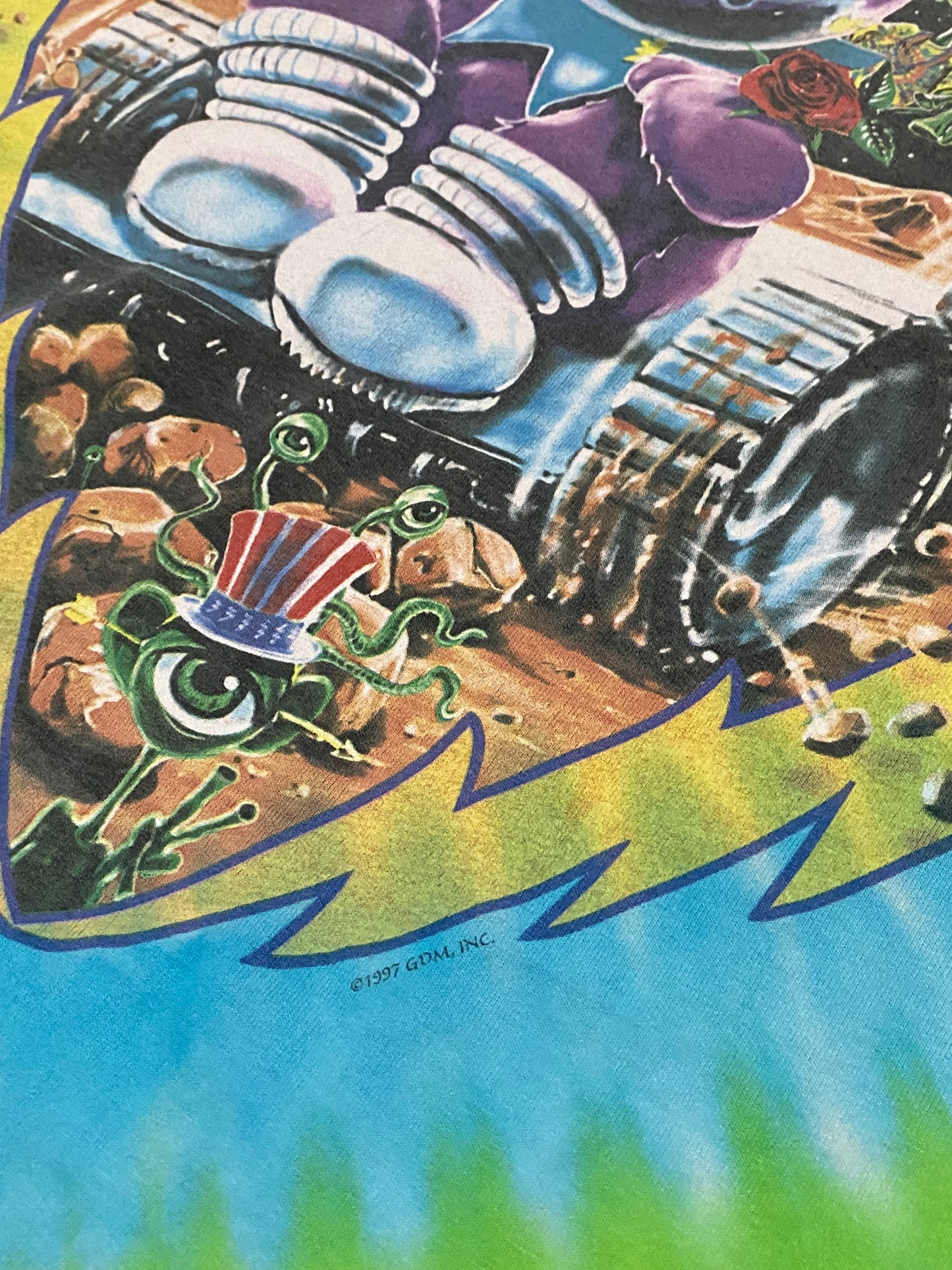 Vintage Grateful Dead Cosmic Charlie Band shirt Size XL