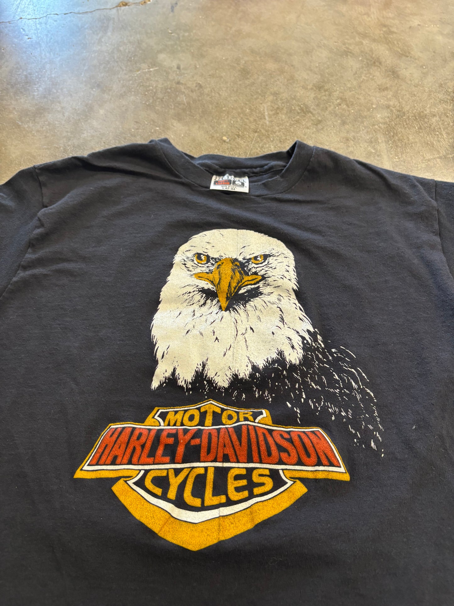 Vintage Early 80’s Harley Davidson Eagle shirt size large