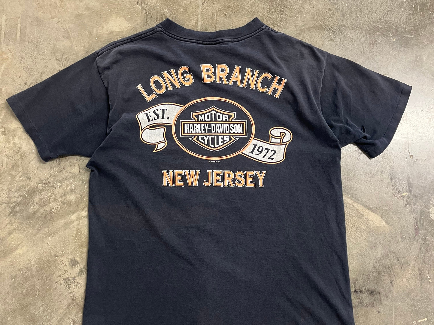 Vintage Harley Davidson Flaming Eagle shirt size large