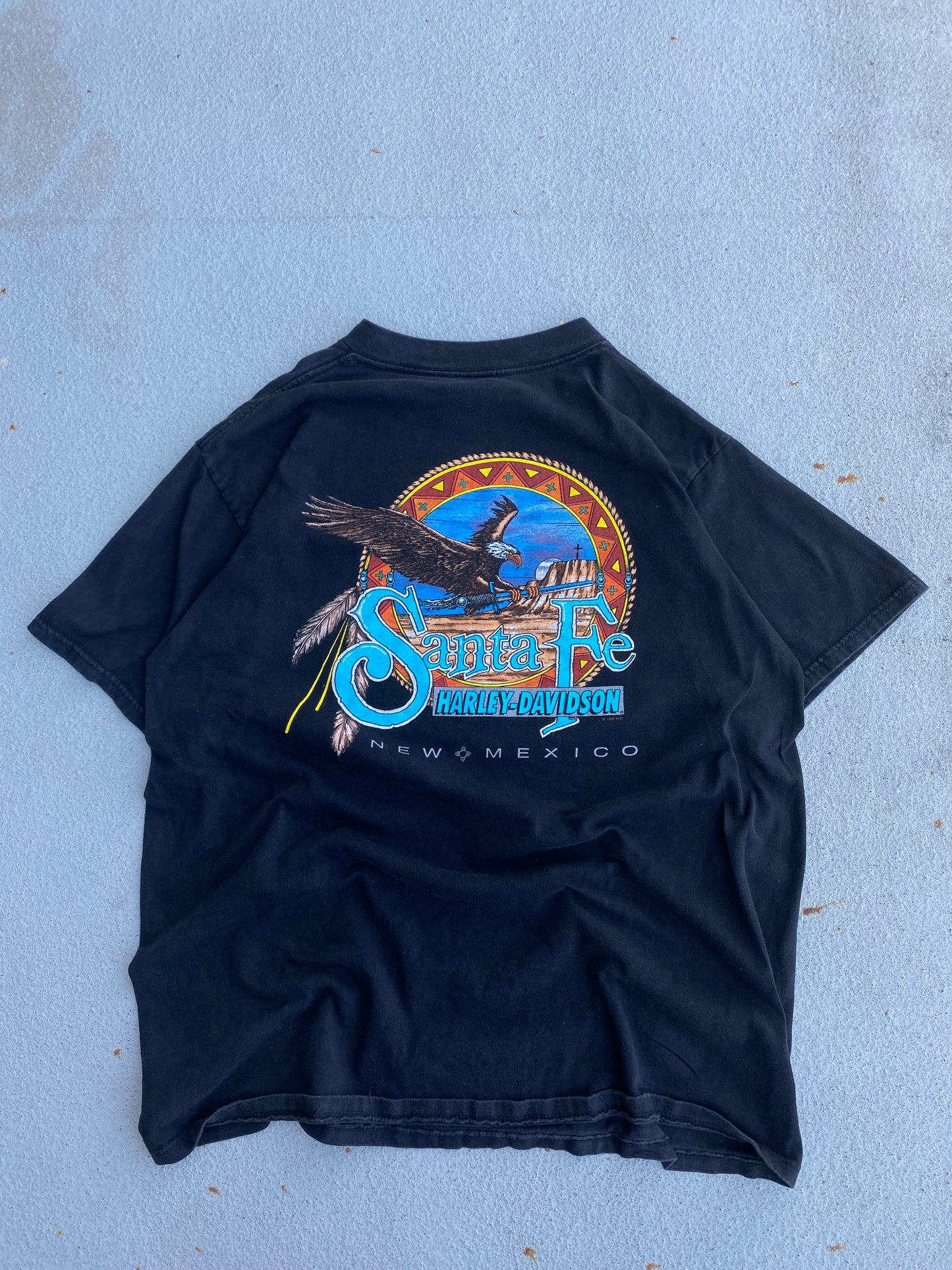 Vintage Harley Davidson Lightning Eagle shirt Size XL
