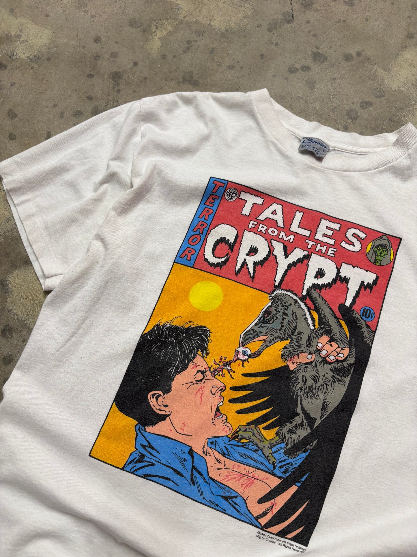 Vintage Tales From The Crypt comic images shirt size large