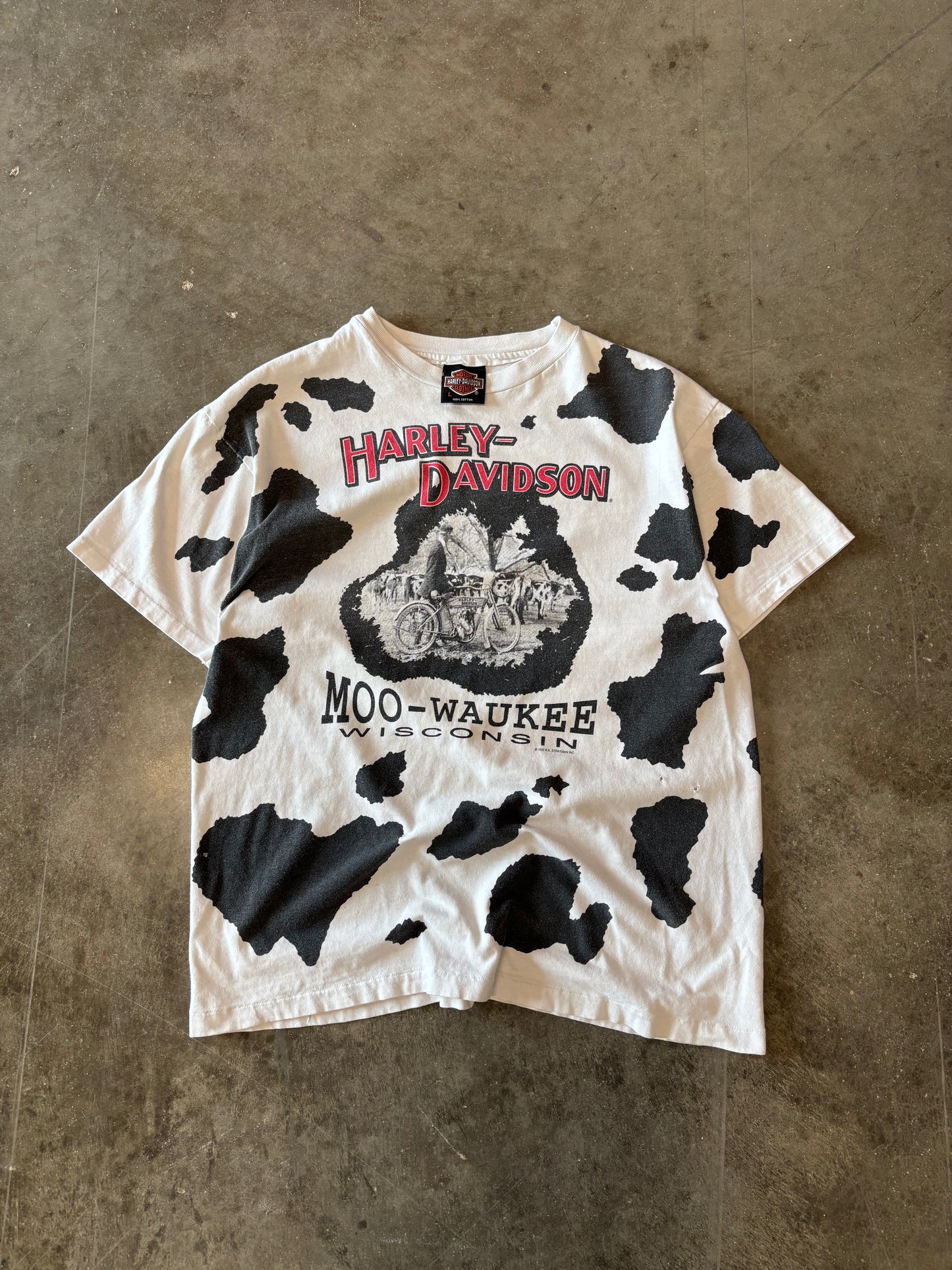 Vintage Harley Davidson moowaukee shirt size large