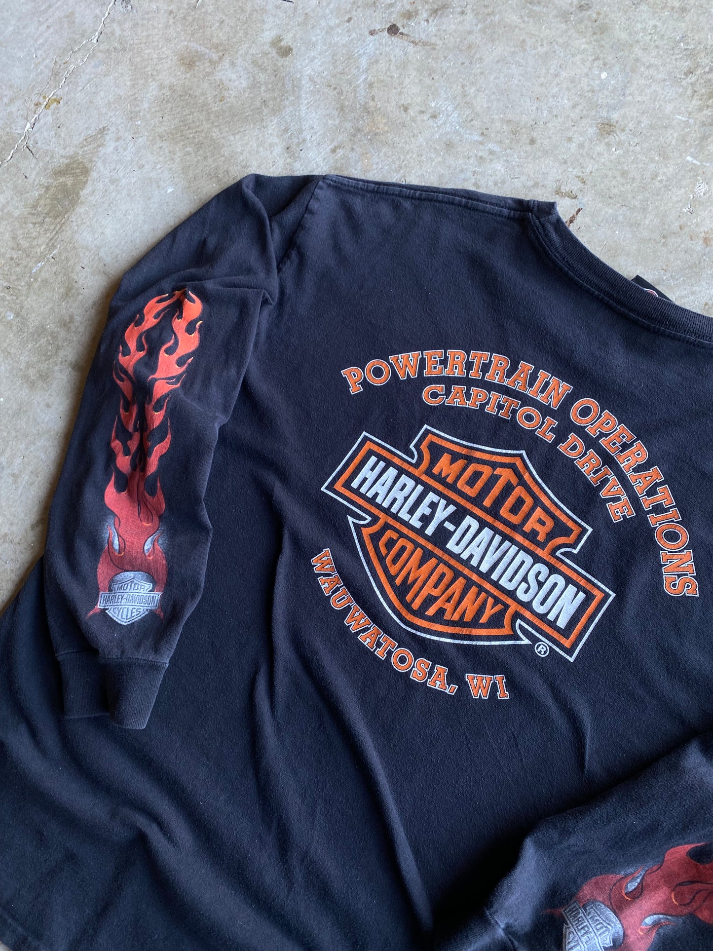 Harley Davidson Factory Tours long sleeve shirt size extra large