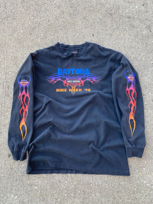Vintage Harley Davidson Aye just give me my moneyyy long sleeve size large