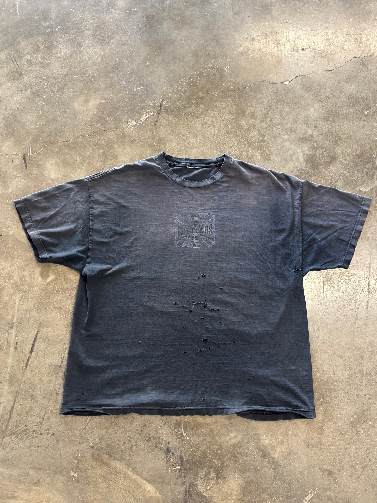 Vintage Smoked Out and Thrashed WCC Lowrider shirt size XL
