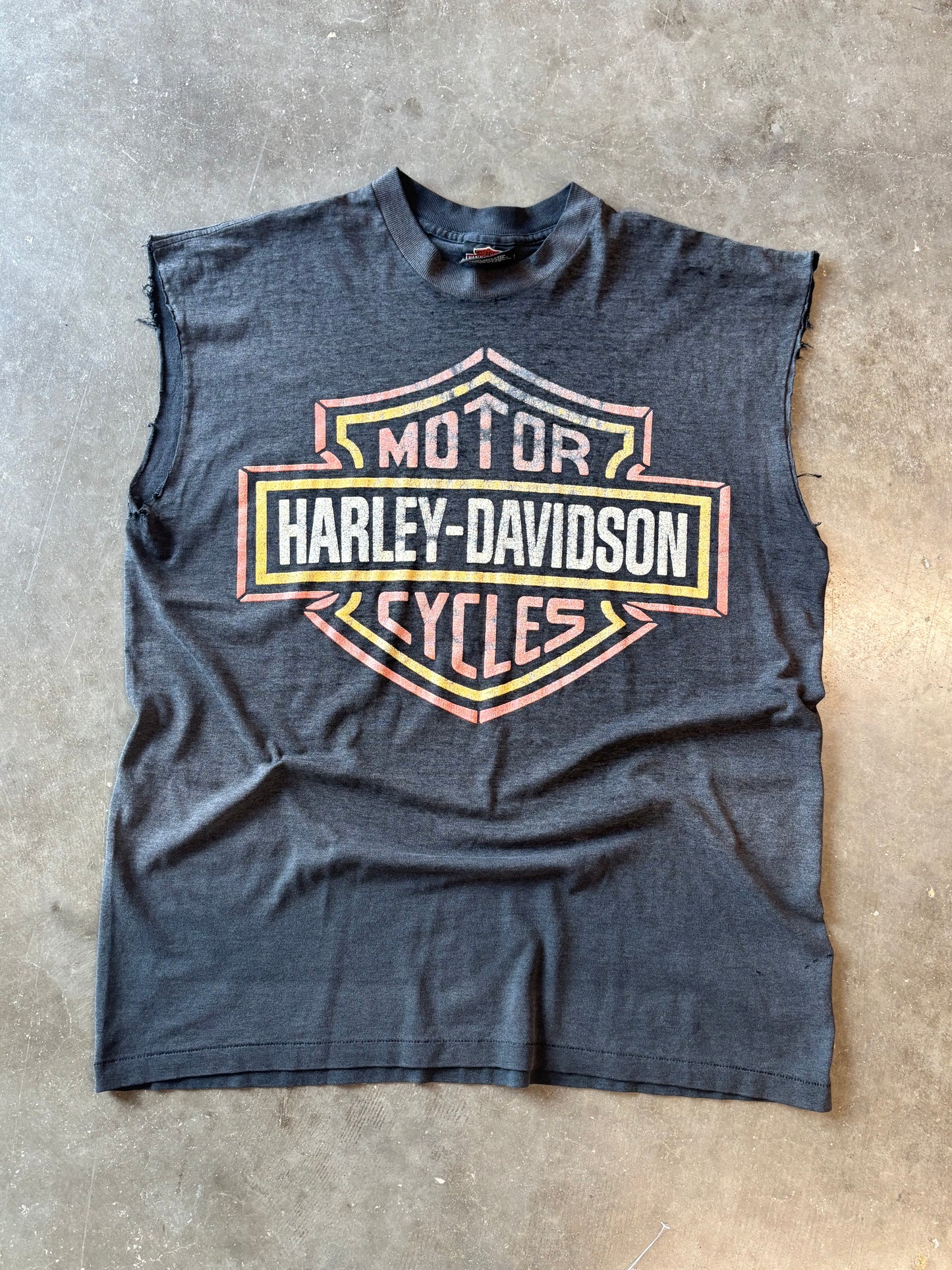 Vintage Chopped Harley Davidson shirt size XL