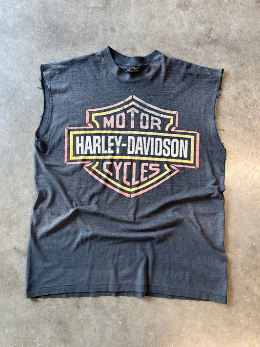 Vintage Chopped Harley Davidson shirt size XL