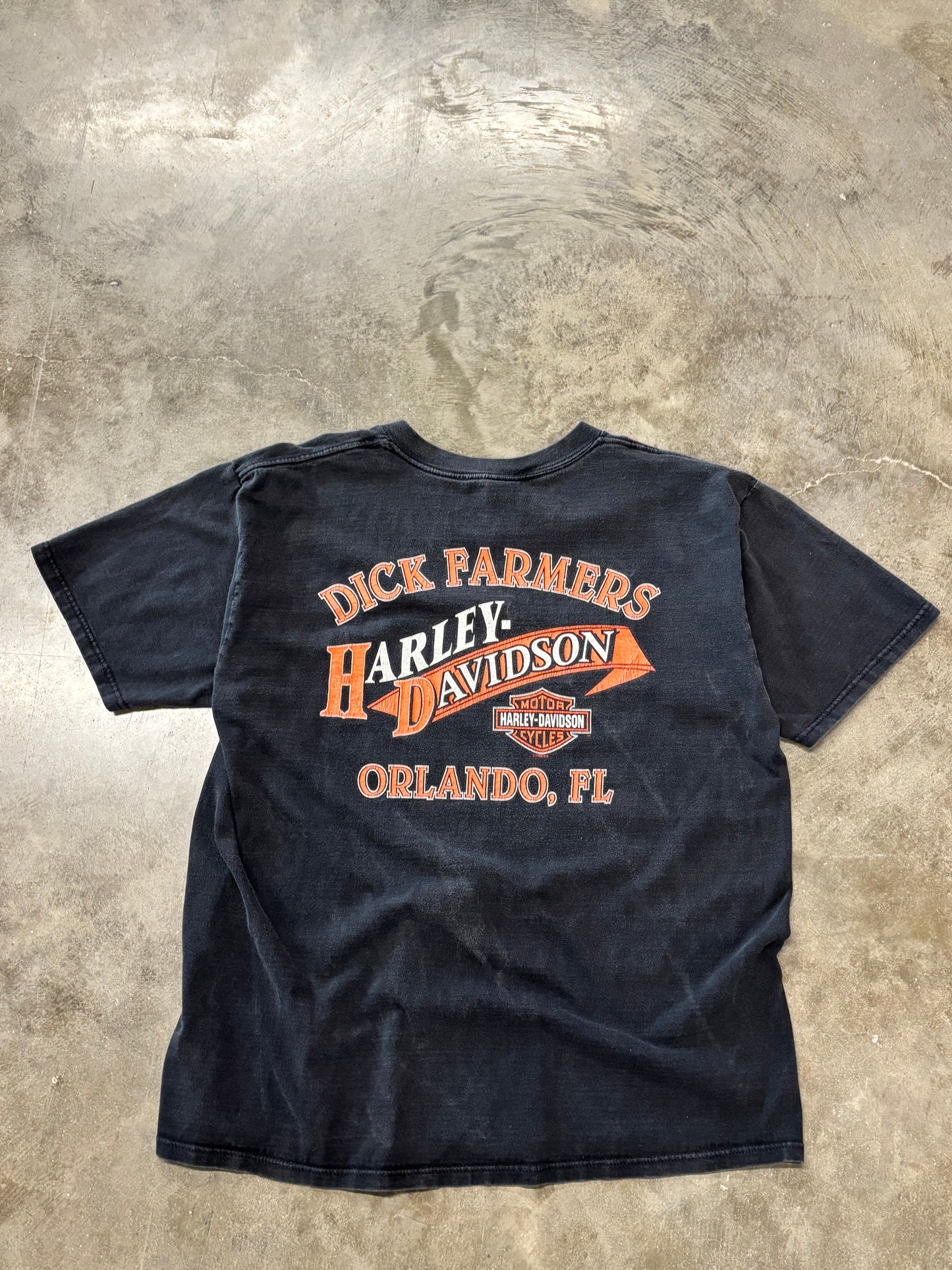 Vintage Harley Davidson Flaming Eagle shirt size xl