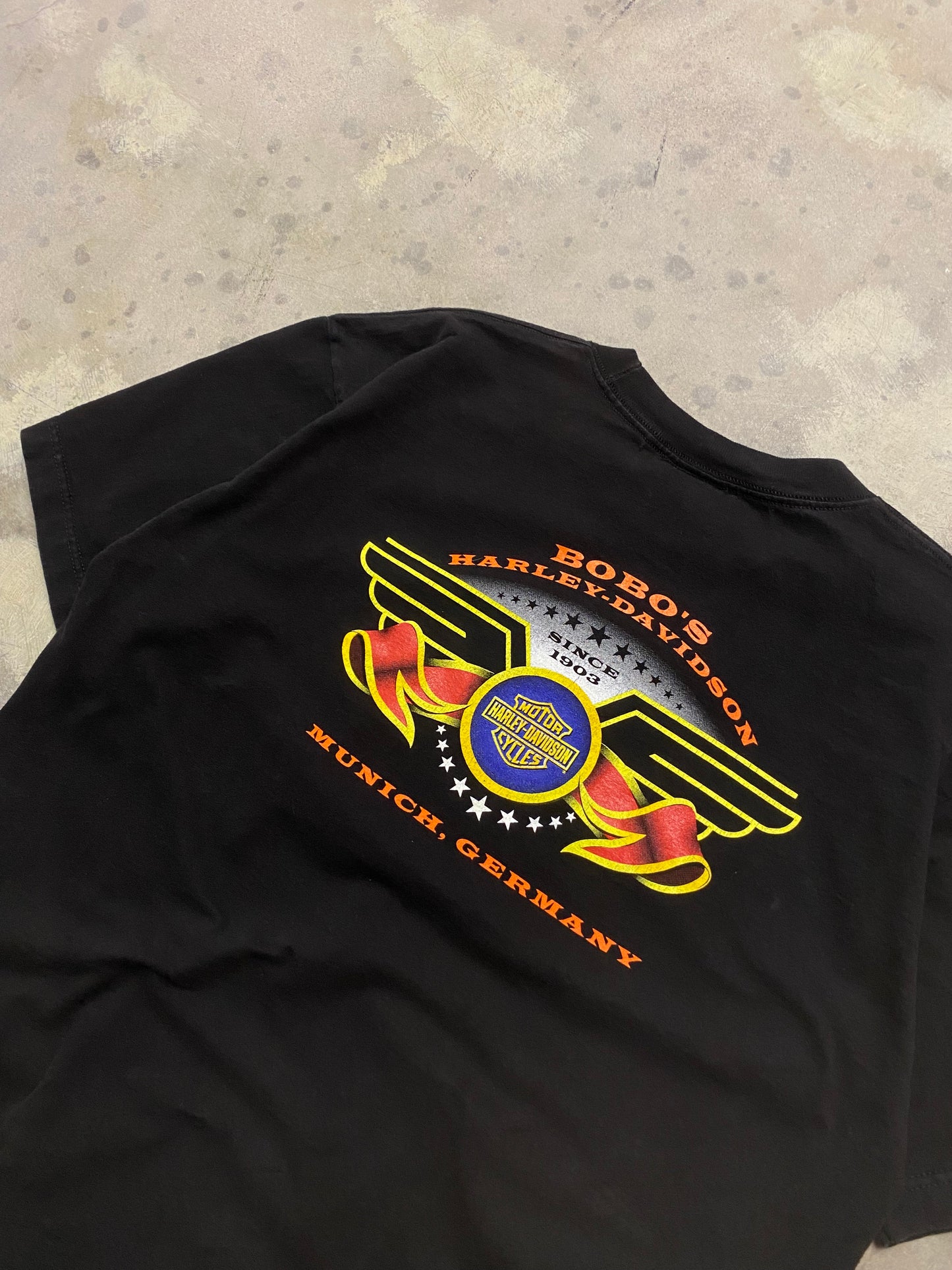 Vintage Harley Davidson Supercharged lightning shirt size extra large
