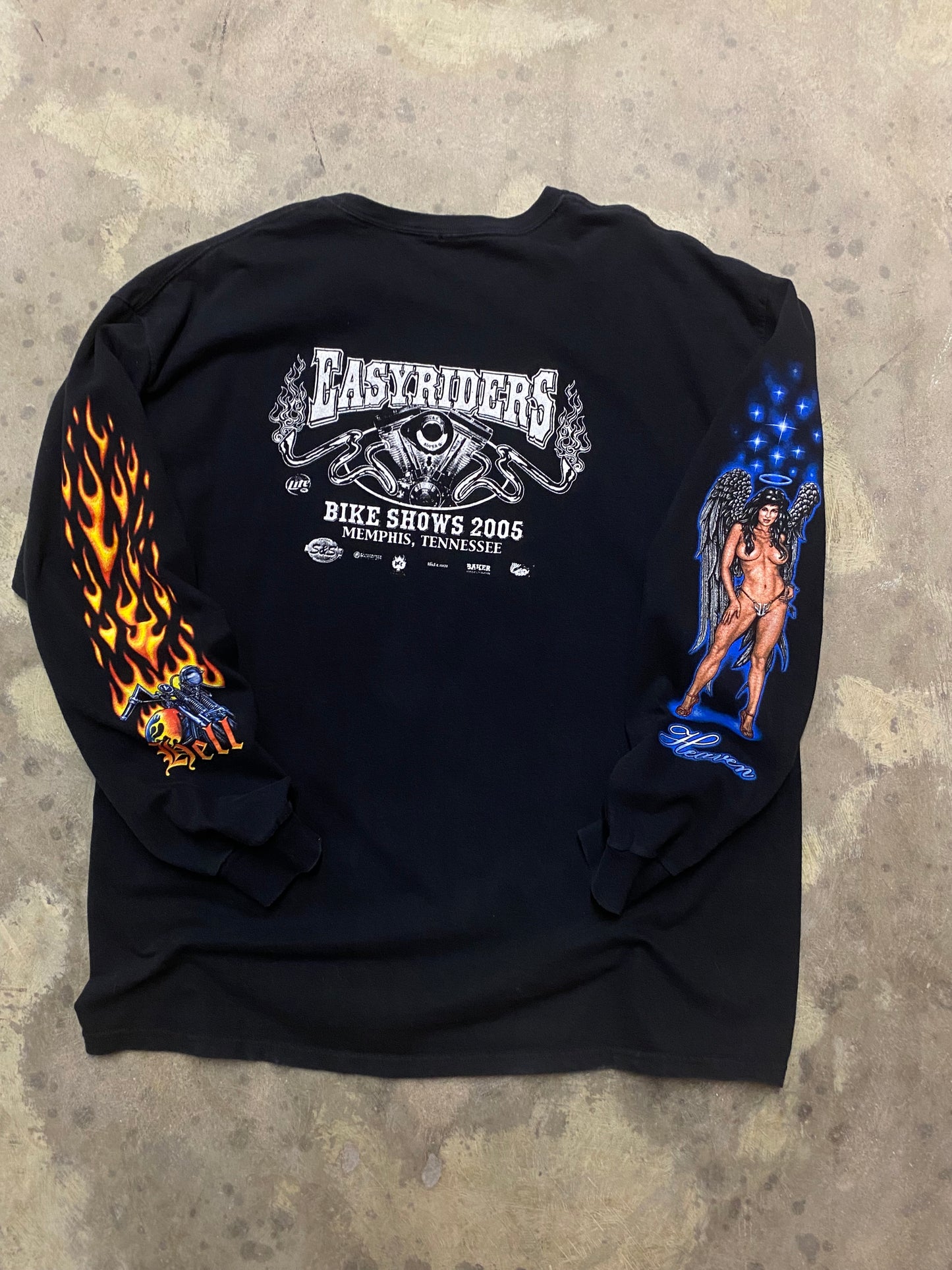 Vintage Easyriders Heaven and Hell Long sleeve size Extra large