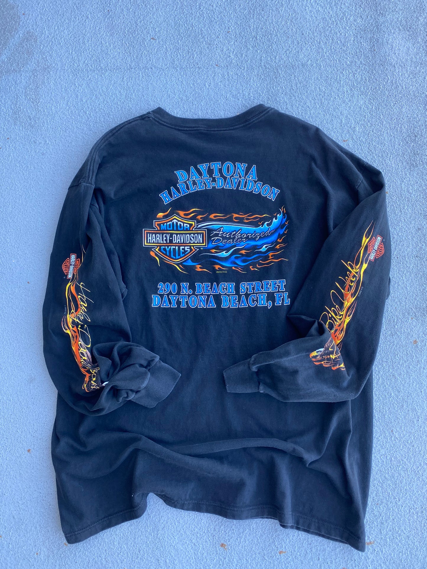 Vintage Daytona Beach Harley Long sleeve size XXL