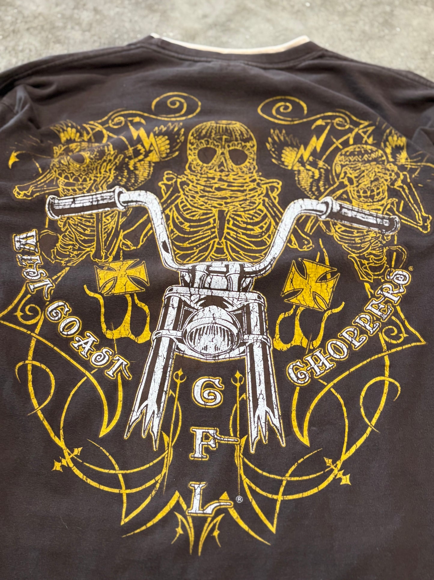 Vintage West Coast Choppers Thermal long sleeve size extra large