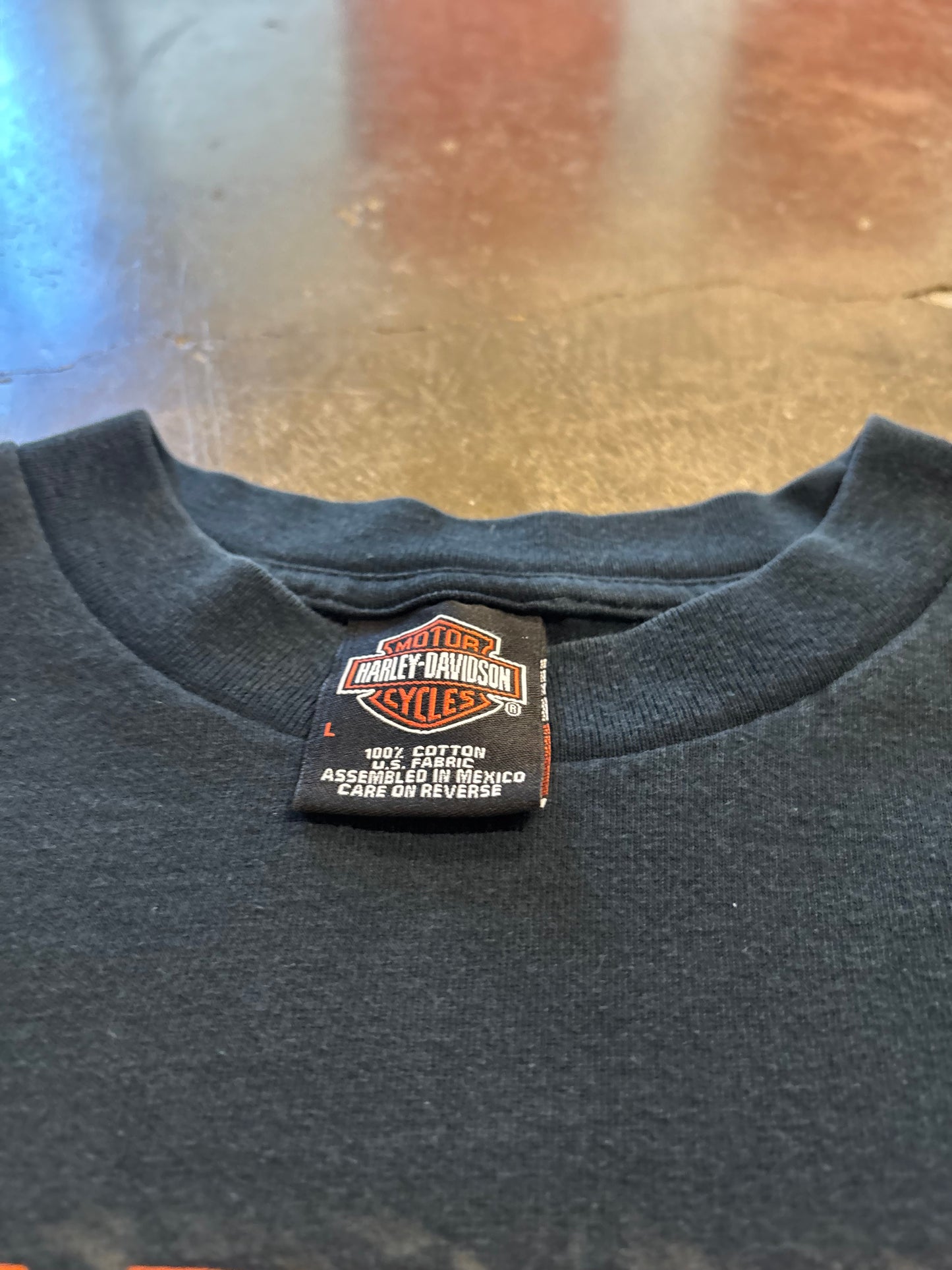 Vintage Harley Davidson Flame long sleeve size large