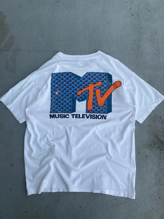 Vintage 80’s MTV Stick out shirt Size XL