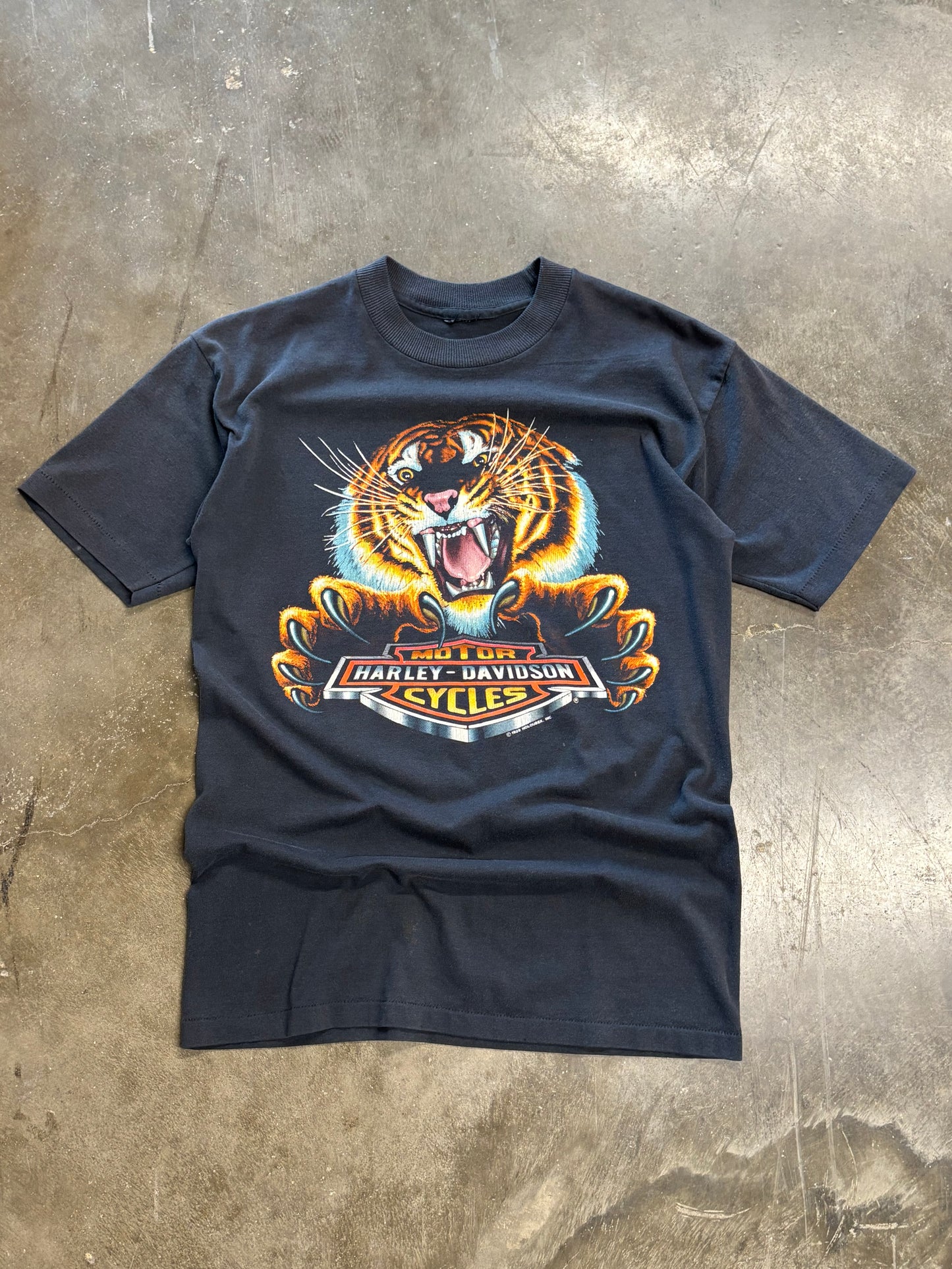 Vintage Harley Davidson 80’s Tiger shirt size medium